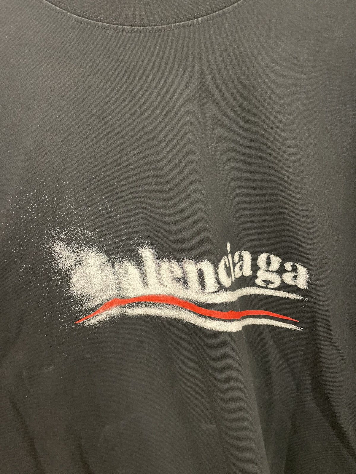 Balenciaga Logo T-shirt in black Size US XXL / EU 58 / 5 - 3 Thumbnail