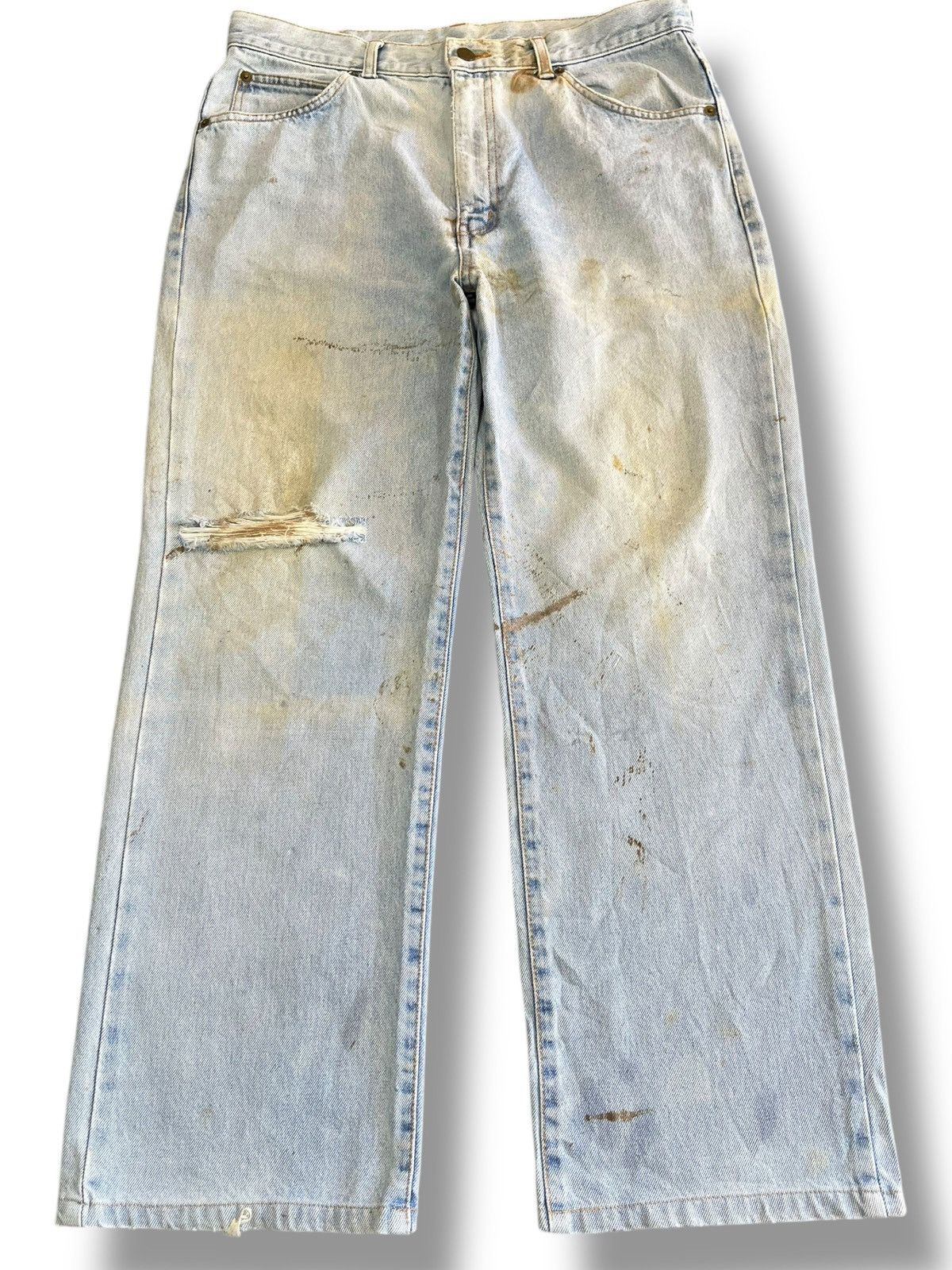 Japanese Brand × Vintage Vintage H&A Baggy Distressed Denim Size US 33 - 1 Thumbnail