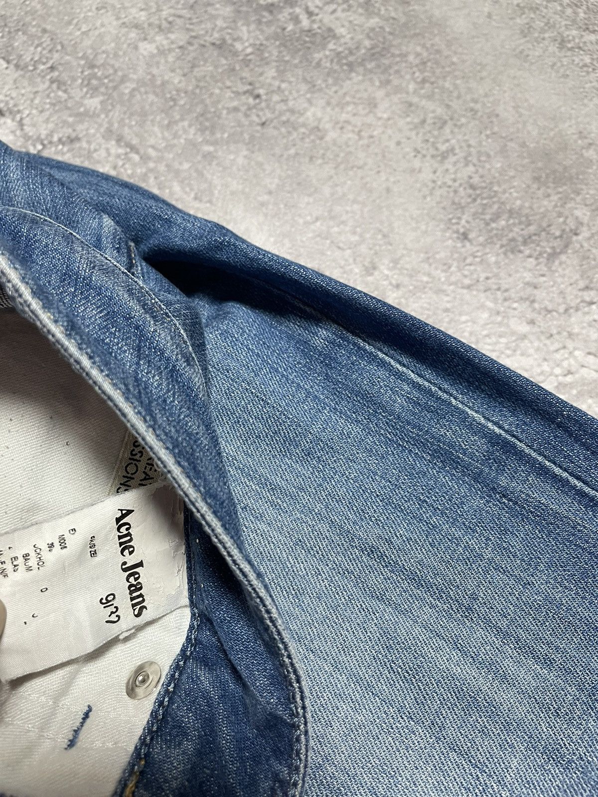 Acne Studios ACNE Blue Denim Skinny Pants Jeans 29x32 Size US 32 / EU 48 - 17 Thumbnail