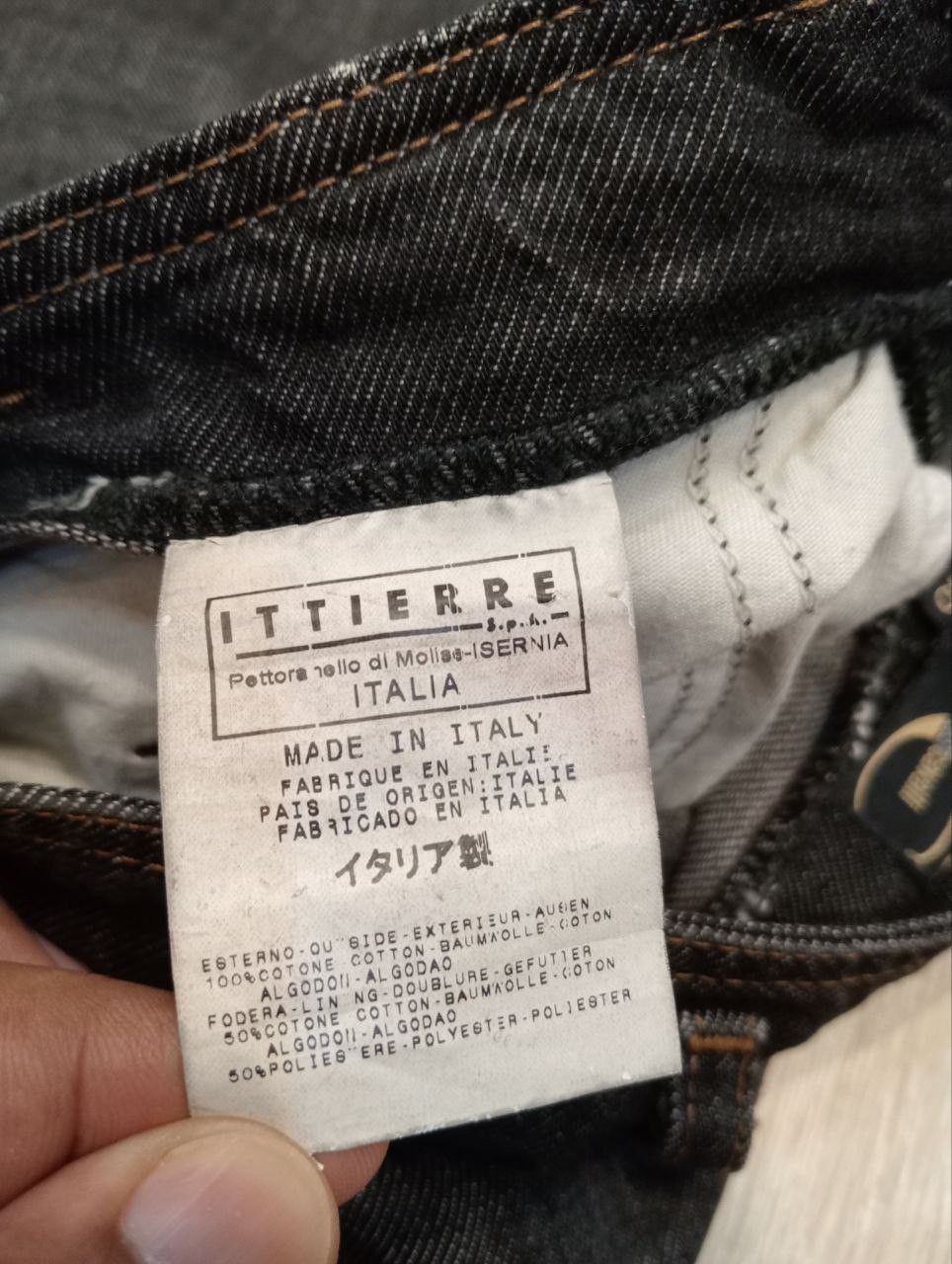 Roberto Cavalli JUST CAVALLI BLACK FLARED DENIM PANTS Size 27" / US 4 / IT 40 - 8 Thumbnail