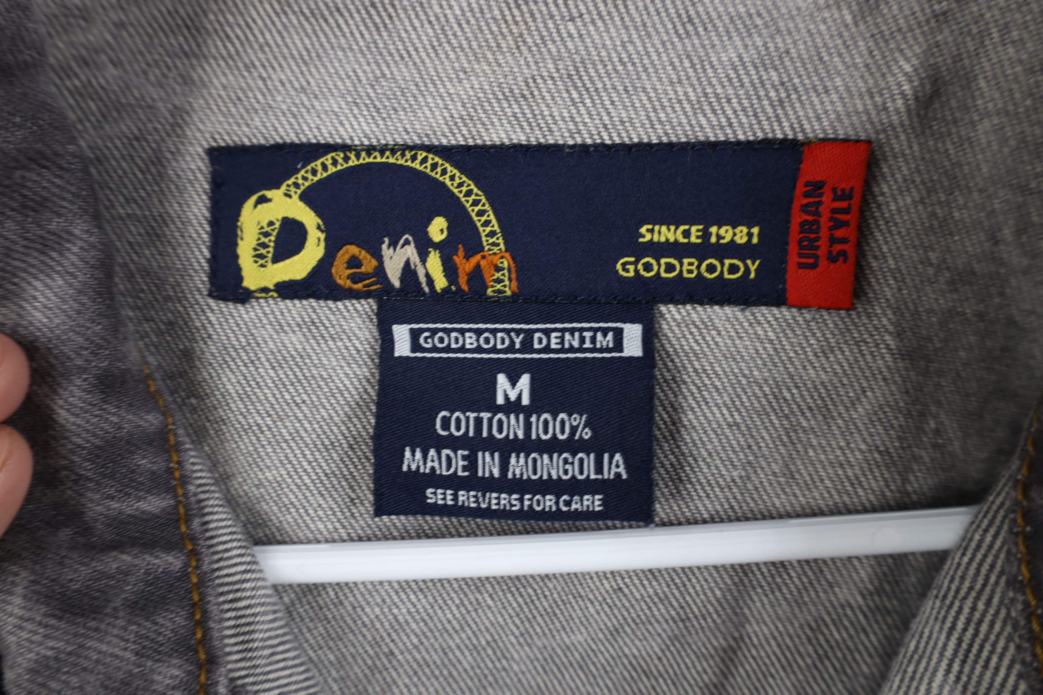 Vintage Vintage 90s Y2K Streetwear Fit Denim Trucker Jacket Gray Size US M / EU 48-50 / 2 - 9 Thumbnail