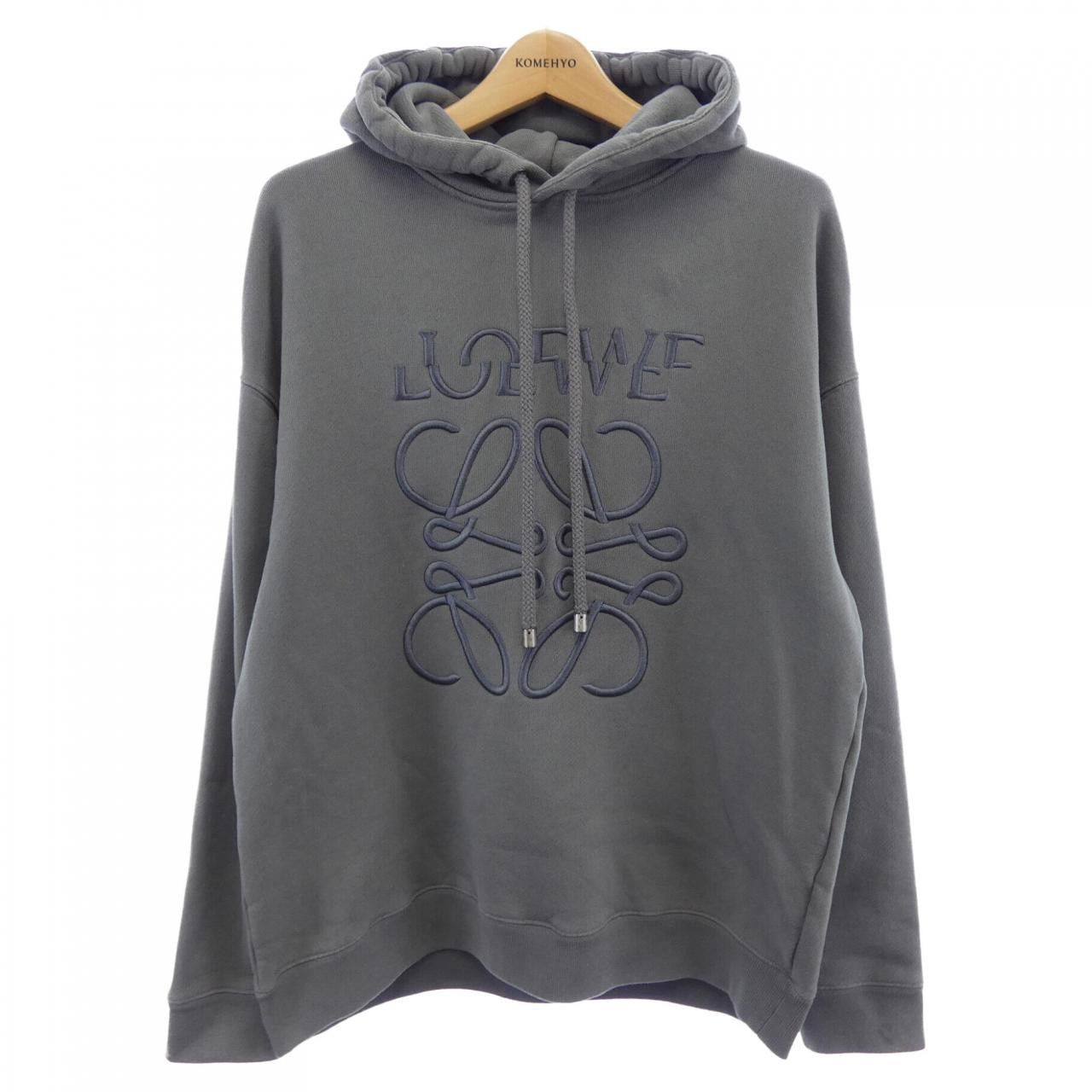 Loewe Loewe Loewe Relaxed Fit Hoodie Anagram Cotton Hoodie Textile Sweatshirts & Hoodies H526Y25X39 DUTY FREE for USA Size ONE SIZE - 1 Thumbnail