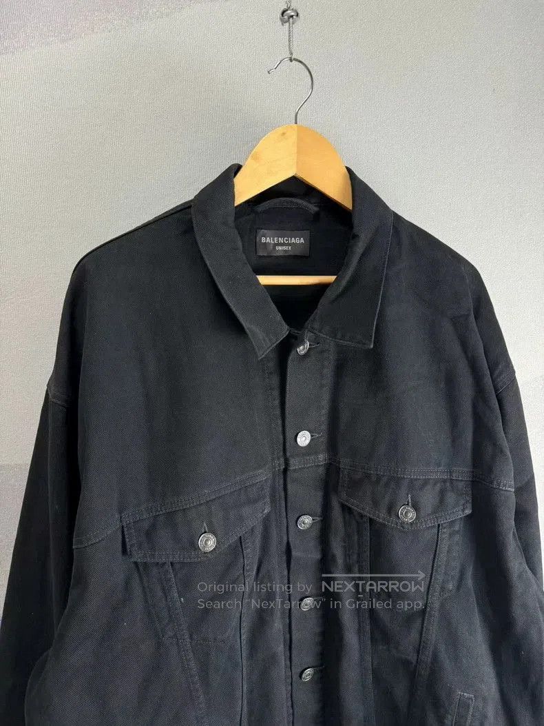 Balenciaga Balenciaga Black Denim Jacket SS23. Size US M / EU 48-50 / 2 - 2 Thumbnail