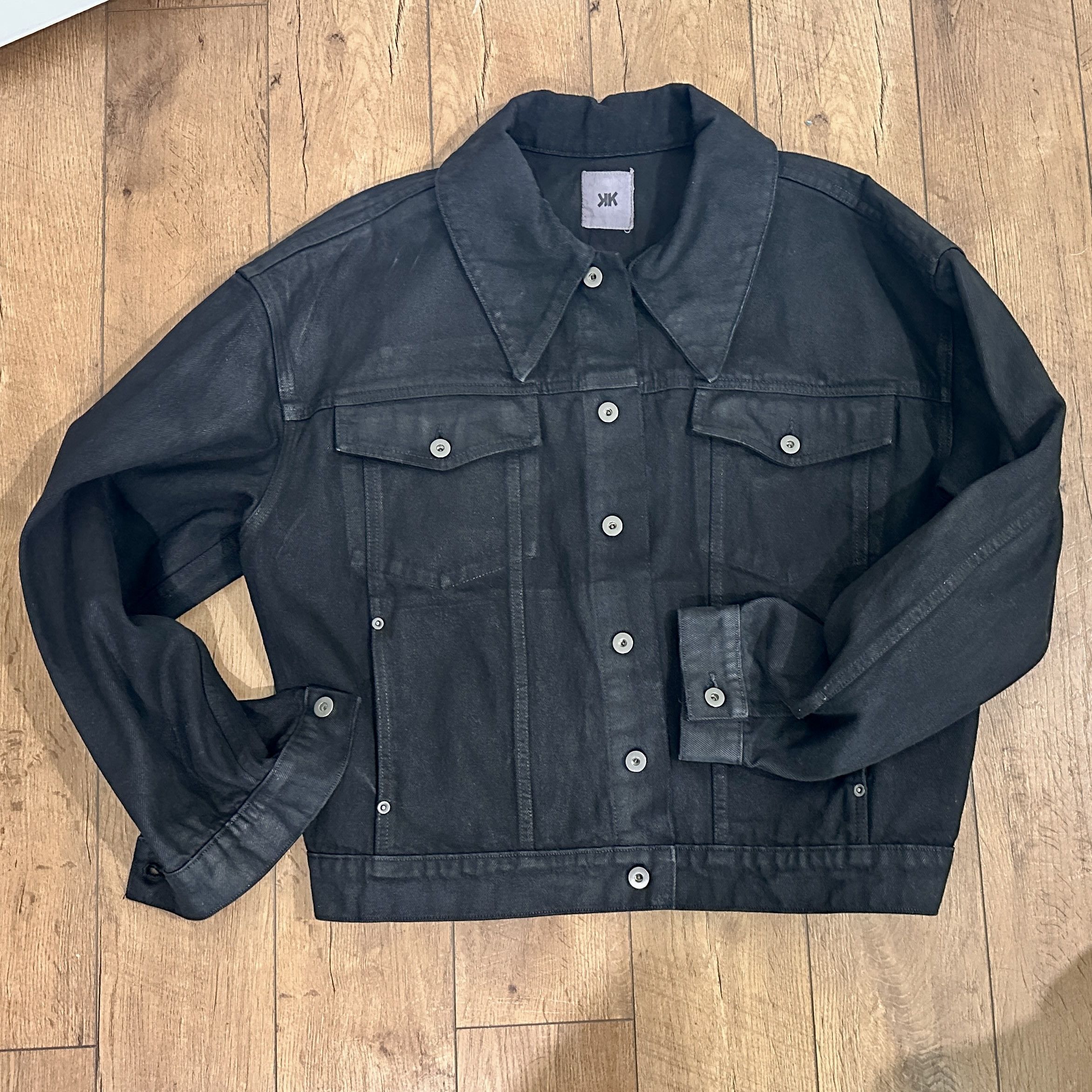K-Two Studios Ktwo Waxed Denim Jacket Size US L / EU 52-54 / 3 - 1 Thumbnail