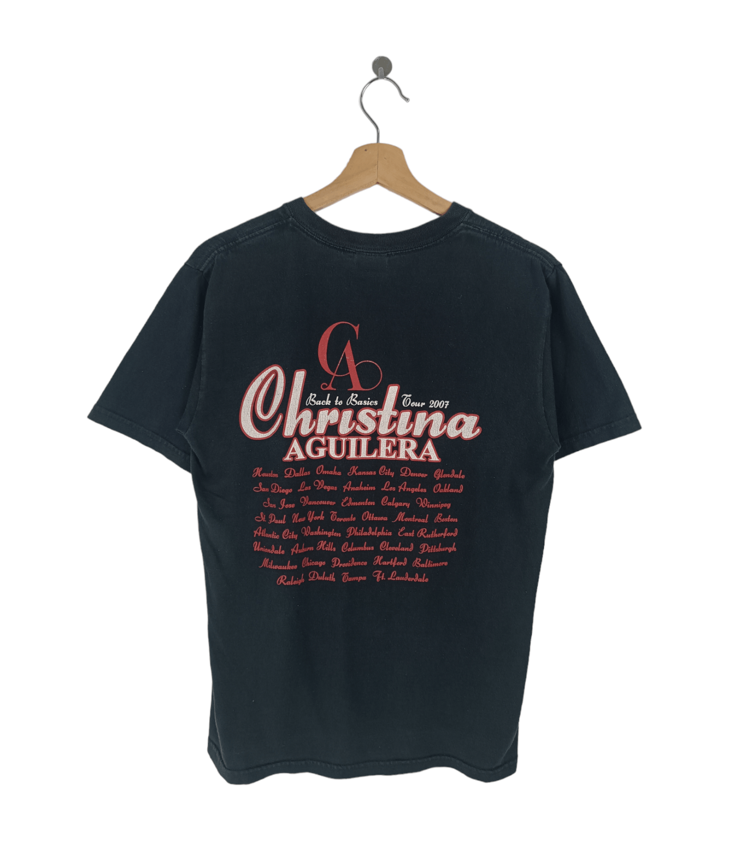 Rap Tees VINTAGE '07 CHRISTINA AGUILERA SEXY TOUR MADONNA BRITNEY Size US S / EU 44-46 / 1 - 2 Thumbnail