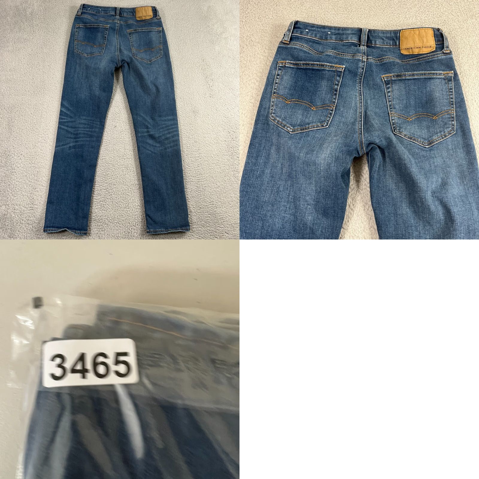 American Eagle Outfitters VINTAGE? No. American Eagle Outfitters Jeans Men Slim Straight 5-Pocket Denim 29x30 Blue Dark Stretch Regular Inseam 30 Men’s Jeans Size US 29 - 8 Thumbnail