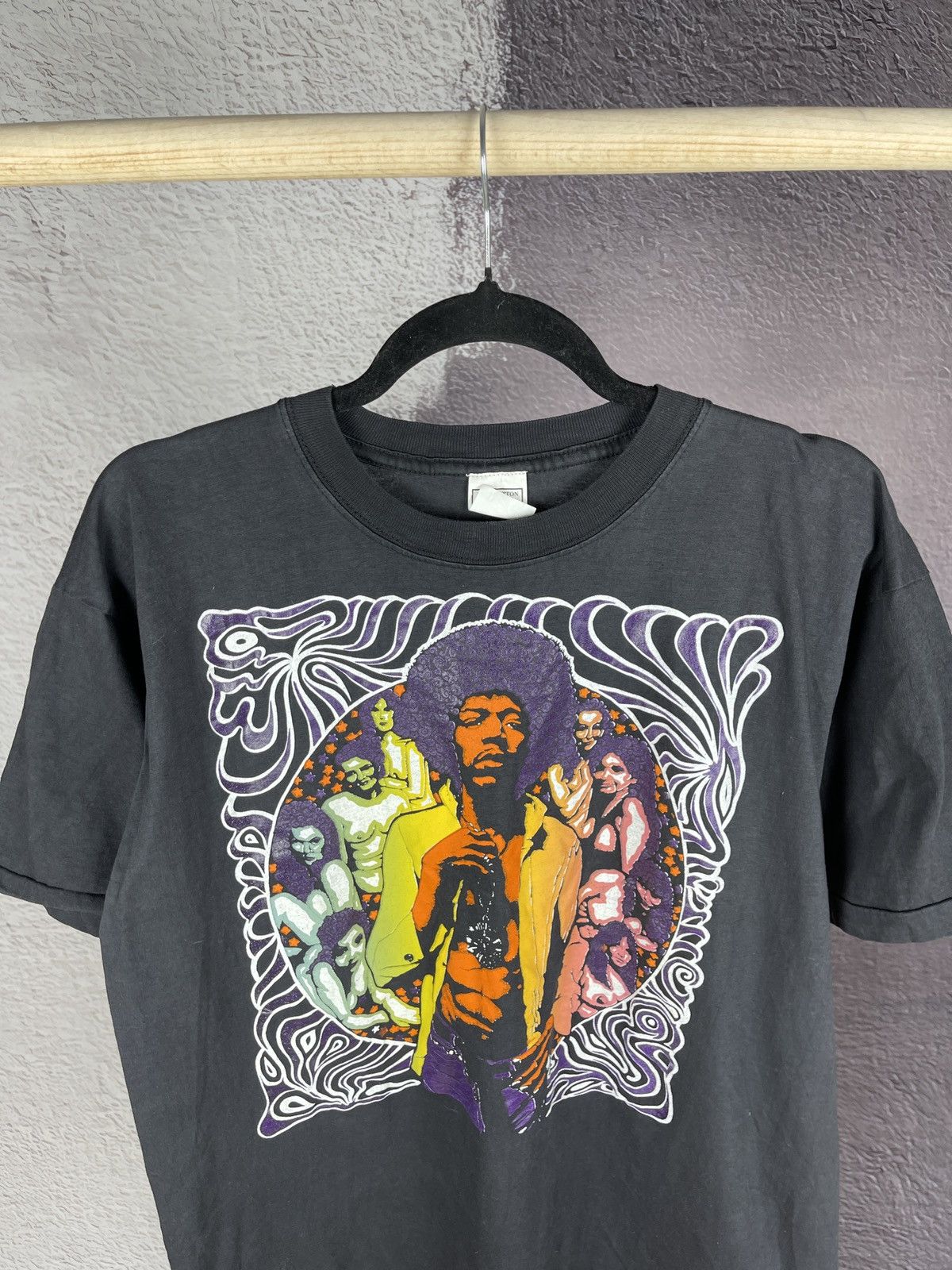Band Tees Vintage 90s Jimi Hendrix single stitch band tee shirt Size US XL / EU 56 / 4 - 3 Thumbnail