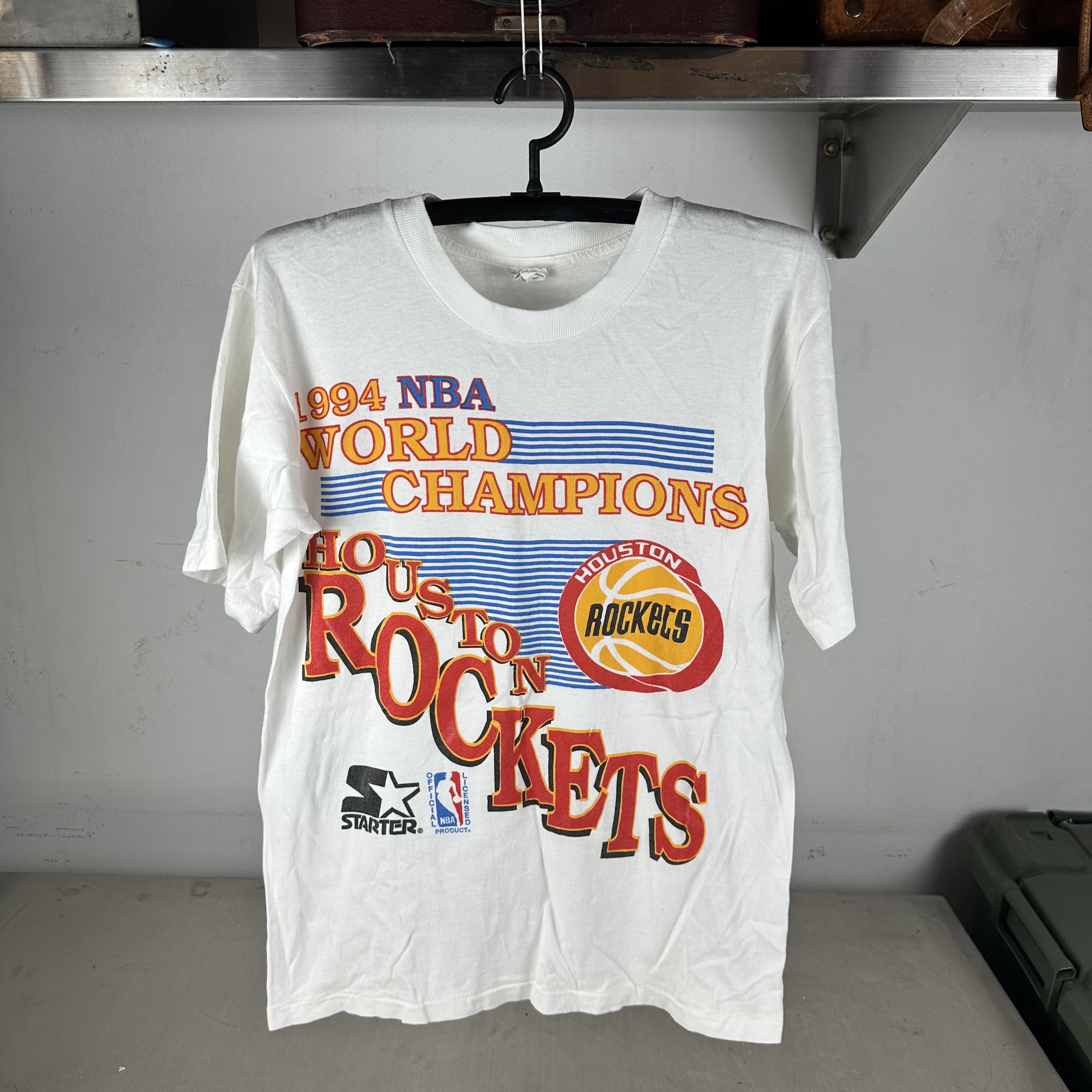 Vintage Vintage 1994 Houston Rockets NBA World Champions T-shirt Size US M / EU 48-50 / 2 - 1 Thumbnail