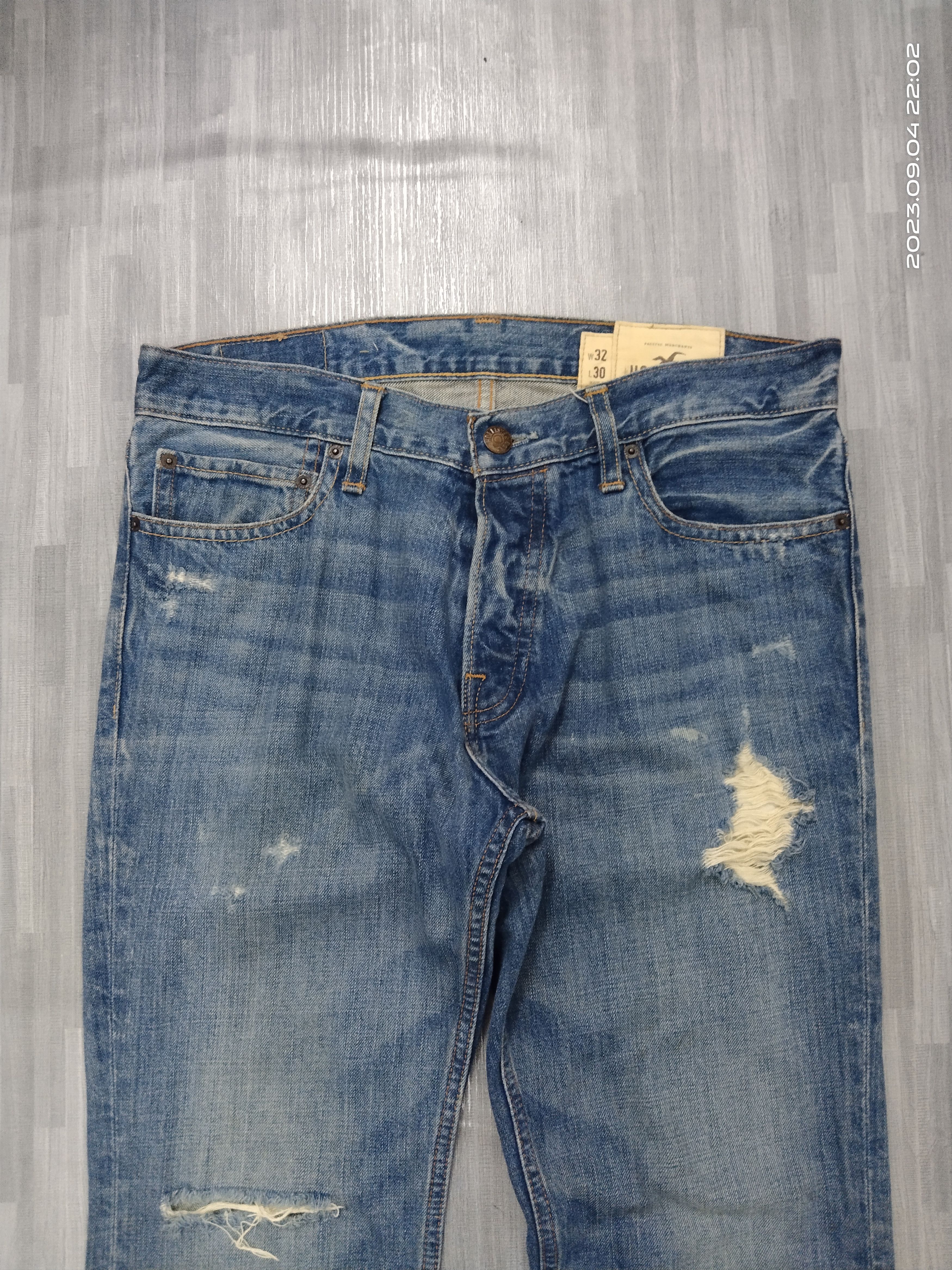 Hollister FLARE SICK RIPED HOLLISTER DENIM PANTS Size US 33 - 4 Thumbnail