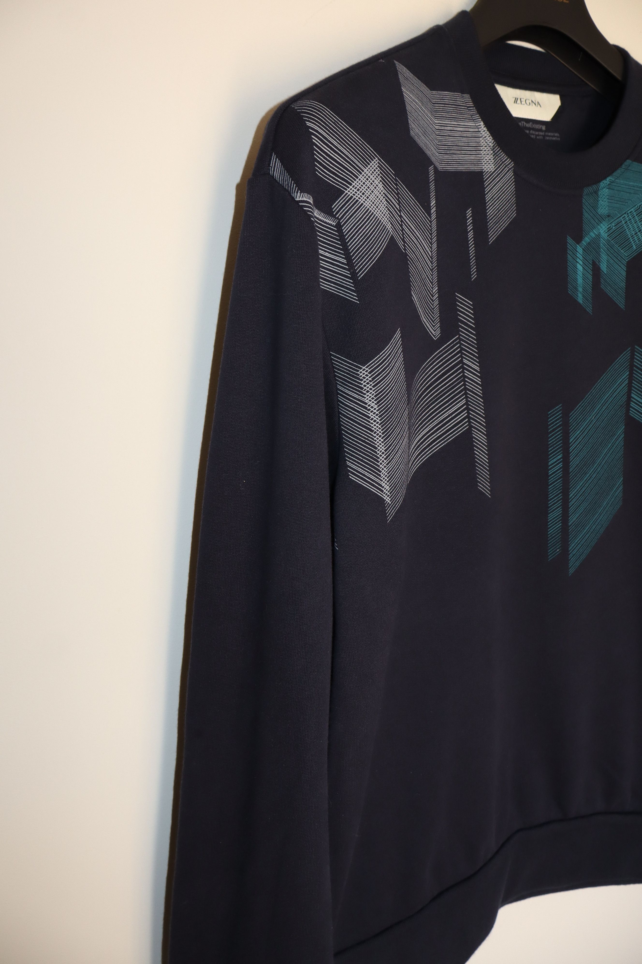 Z Zegna Logo print sweatshirt Size US XL / EU 56 / 4 - 6 Thumbnail