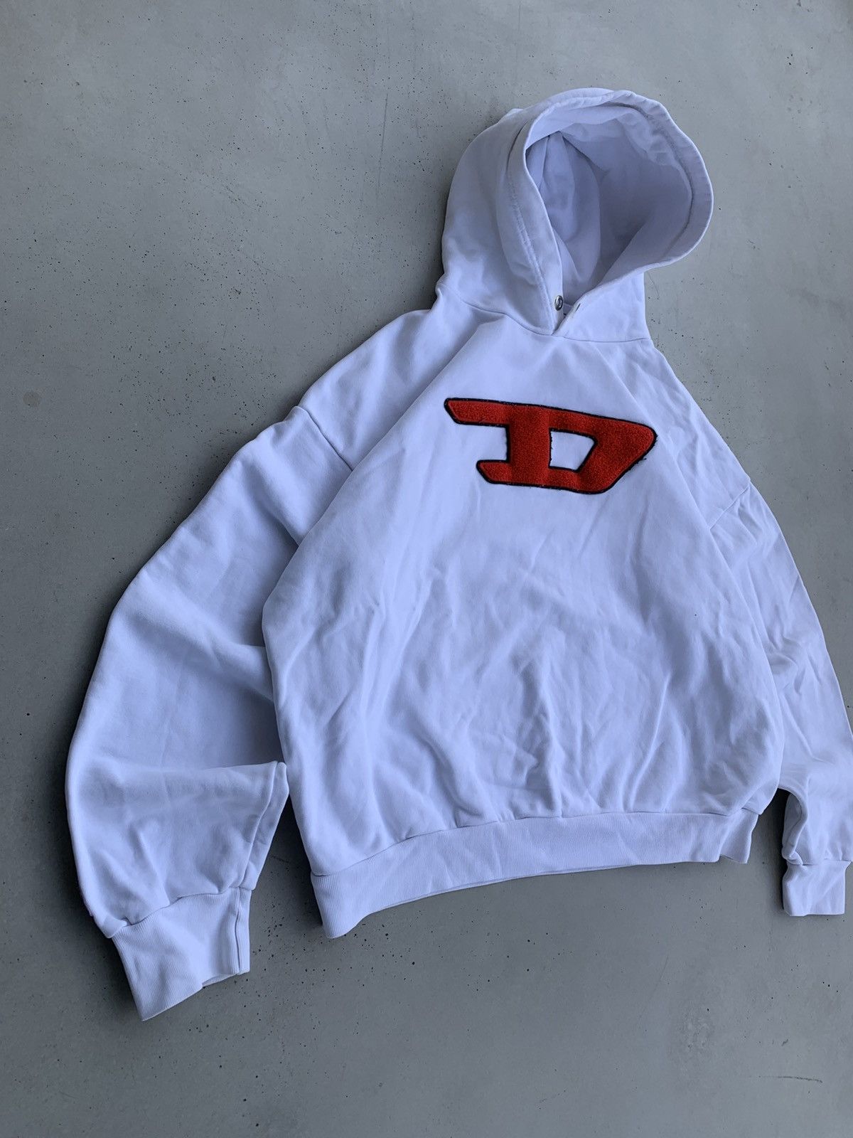 Diesel Diesel Hoodie Vintage Sk8 Logo Y2k Avantgarde Size US L / EU 52-54 / 3 - 3 Thumbnail