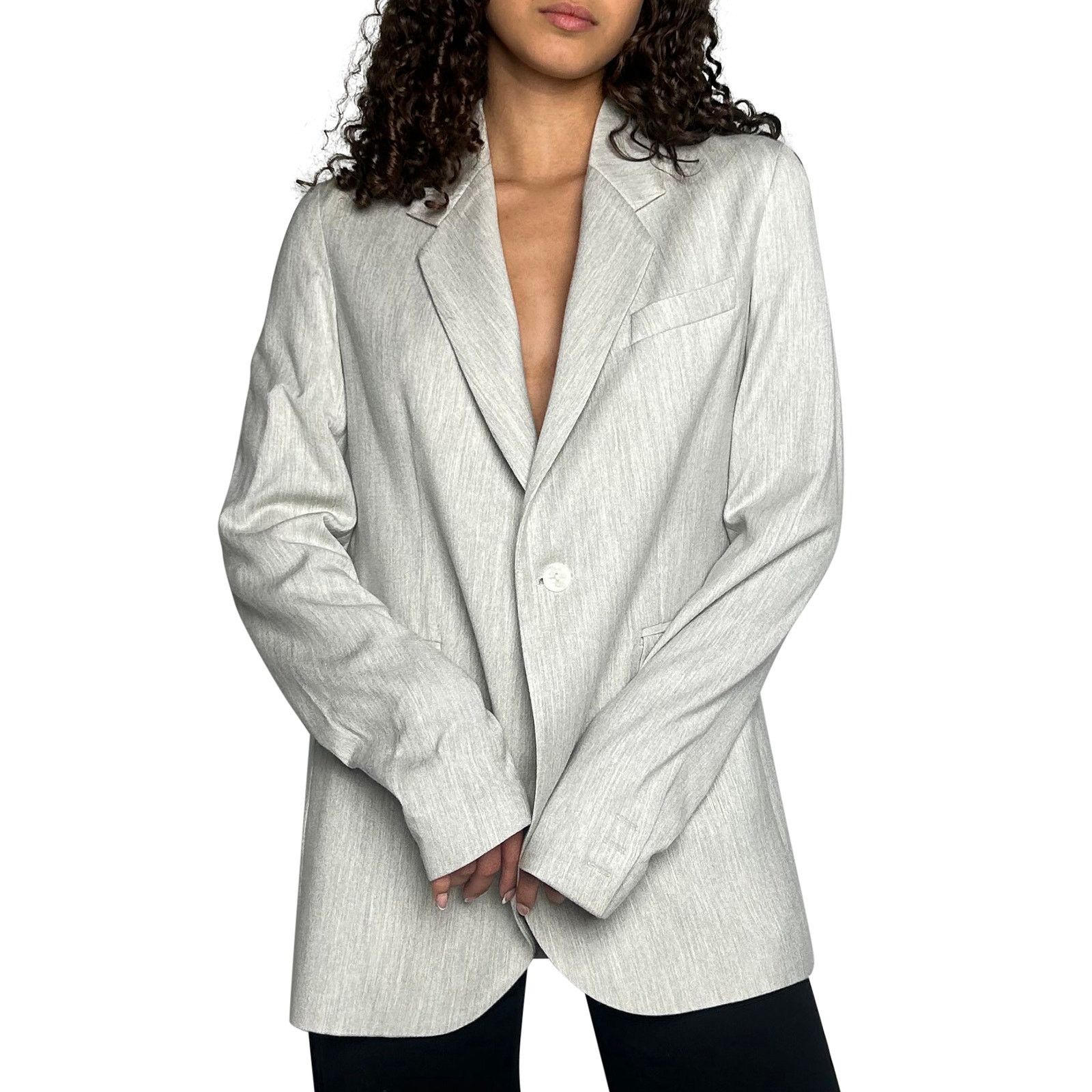 Bassike Grey Blazer Size XS / US 0-2 / IT 36-38 - 2 Thumbnail