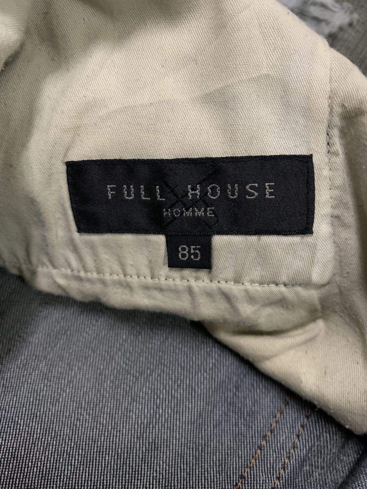 Japanese Brand Vintage Full House Homme Mud Wash Loose Fit Distressed Jeans Size US 32 / EU 48 - 18 Thumbnail