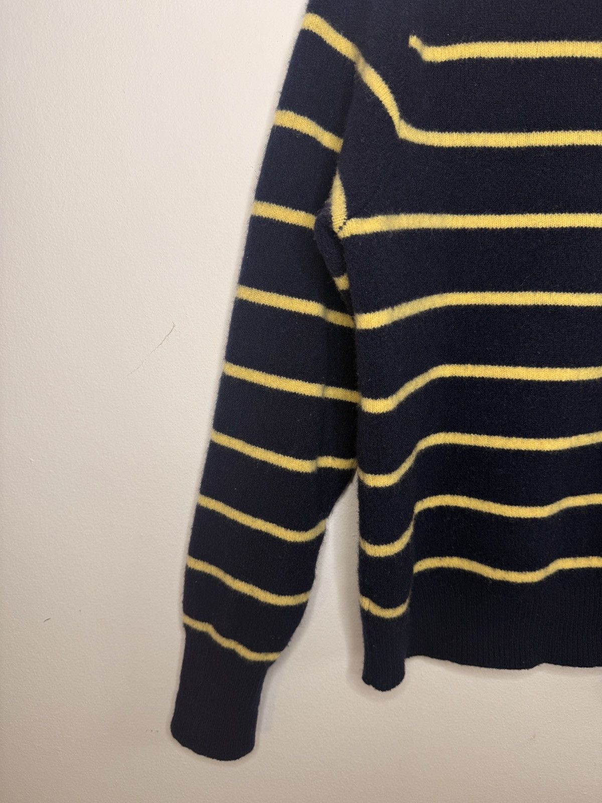 Polo Ralph Lauren Polo Ralph Lauren Navy and Yellow Striped Sweater Size M / US 6-8 / IT 42-44 - 8 Thumbnail