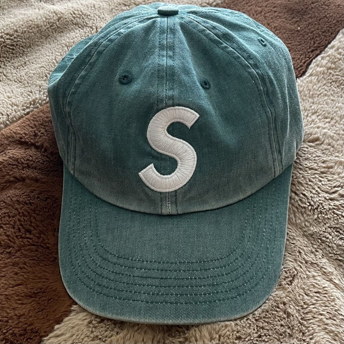Supreme Pigment S Logo 6-Panel green 緑 Supreme Pigment Print S Logo 6-Panel Woodland Camo - SS20 - US