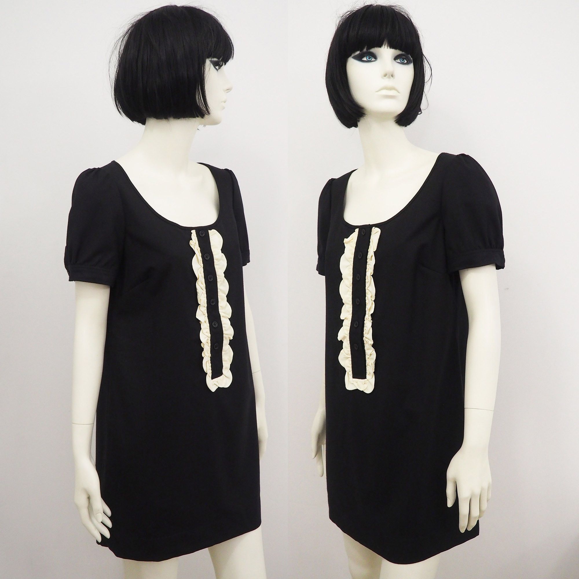 Juicy Couture Juicy Couture vintage wool silk black mini dress size S Size S / US 4 / IT 40 - 7 Thumbnail