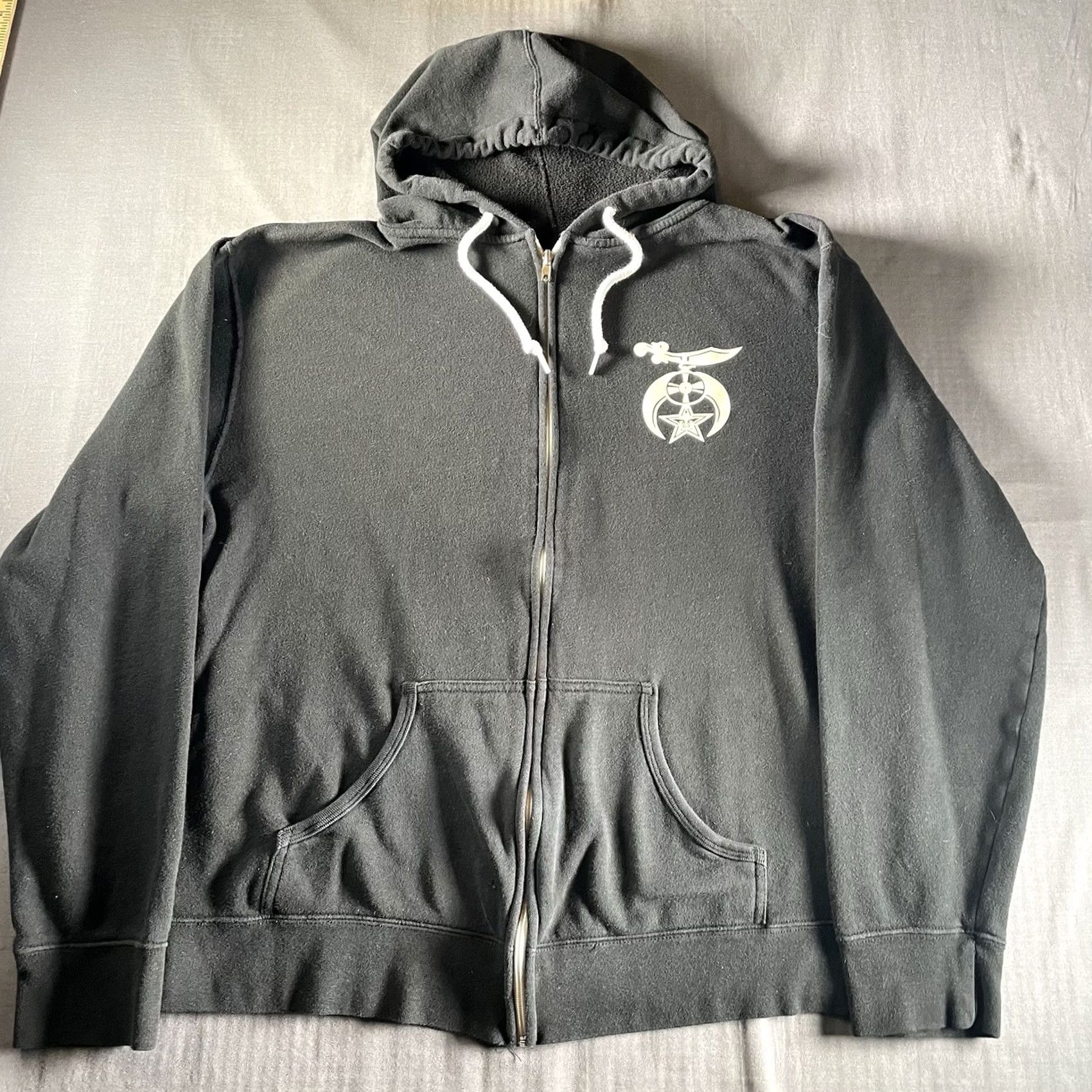 Obey OBEY Hoodie Men XL Casbah San Diego 35th Anniversary Music Bar Shepard Fairey Black Full Zip Mens Size US XL / EU 56 / 4 - 5 Thumbnail