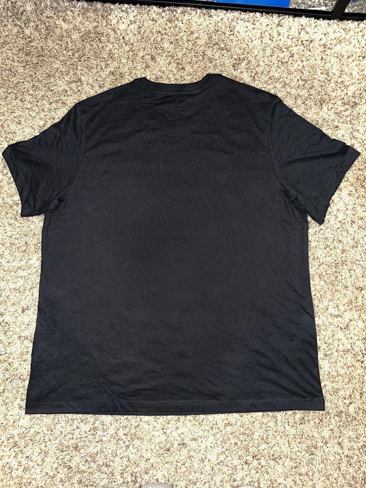 Nike Nike Men’s Dri-FIT Swoosh Training Black/White T-Shirt Size US XXL / EU 58 / 5 - 2 Thumbnail