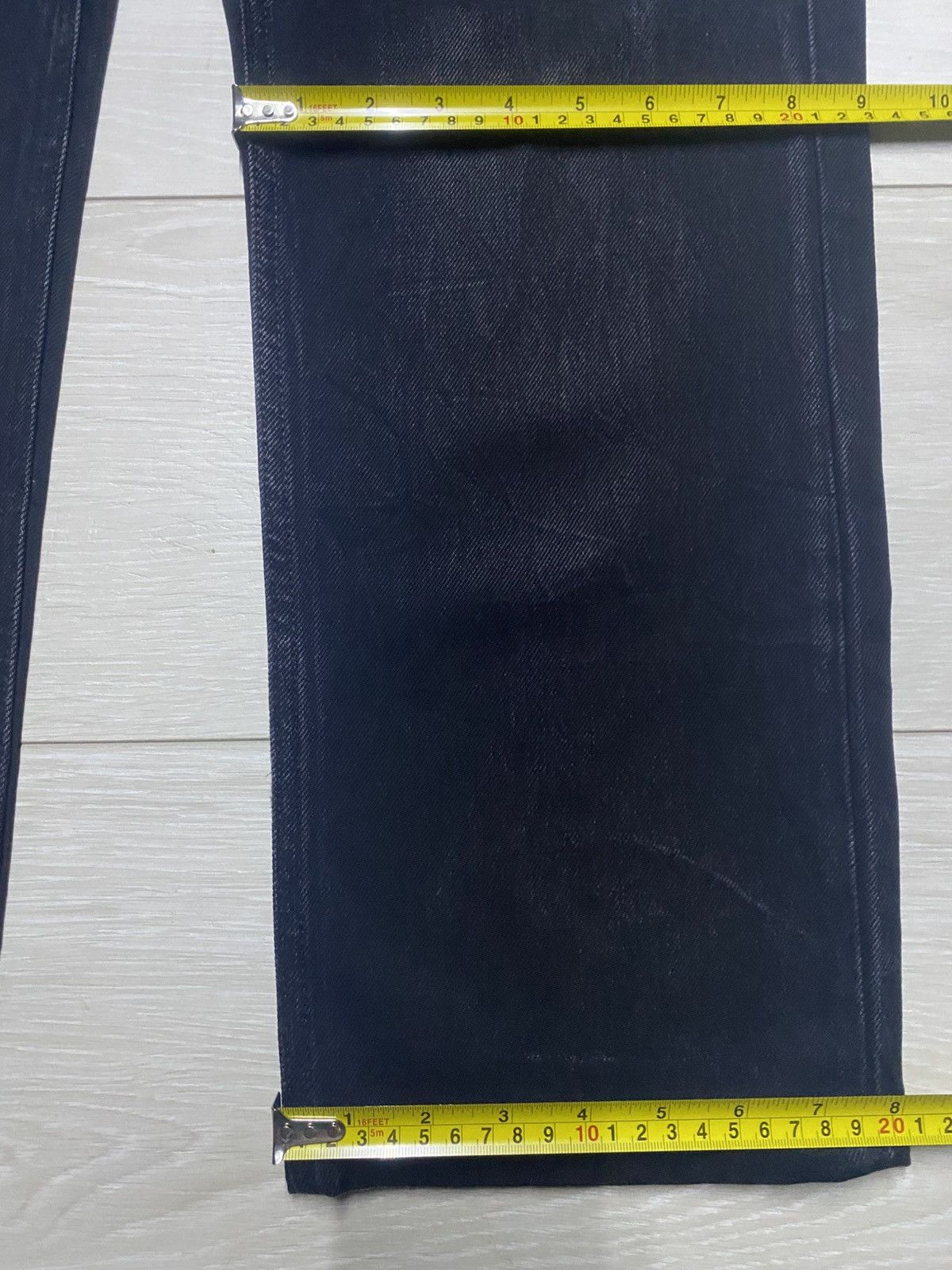 Club Sorayama × Uniqlo Vintage Uniqlo :C Distressed Repair Slim Jeans Size US 37 - 14 Thumbnail