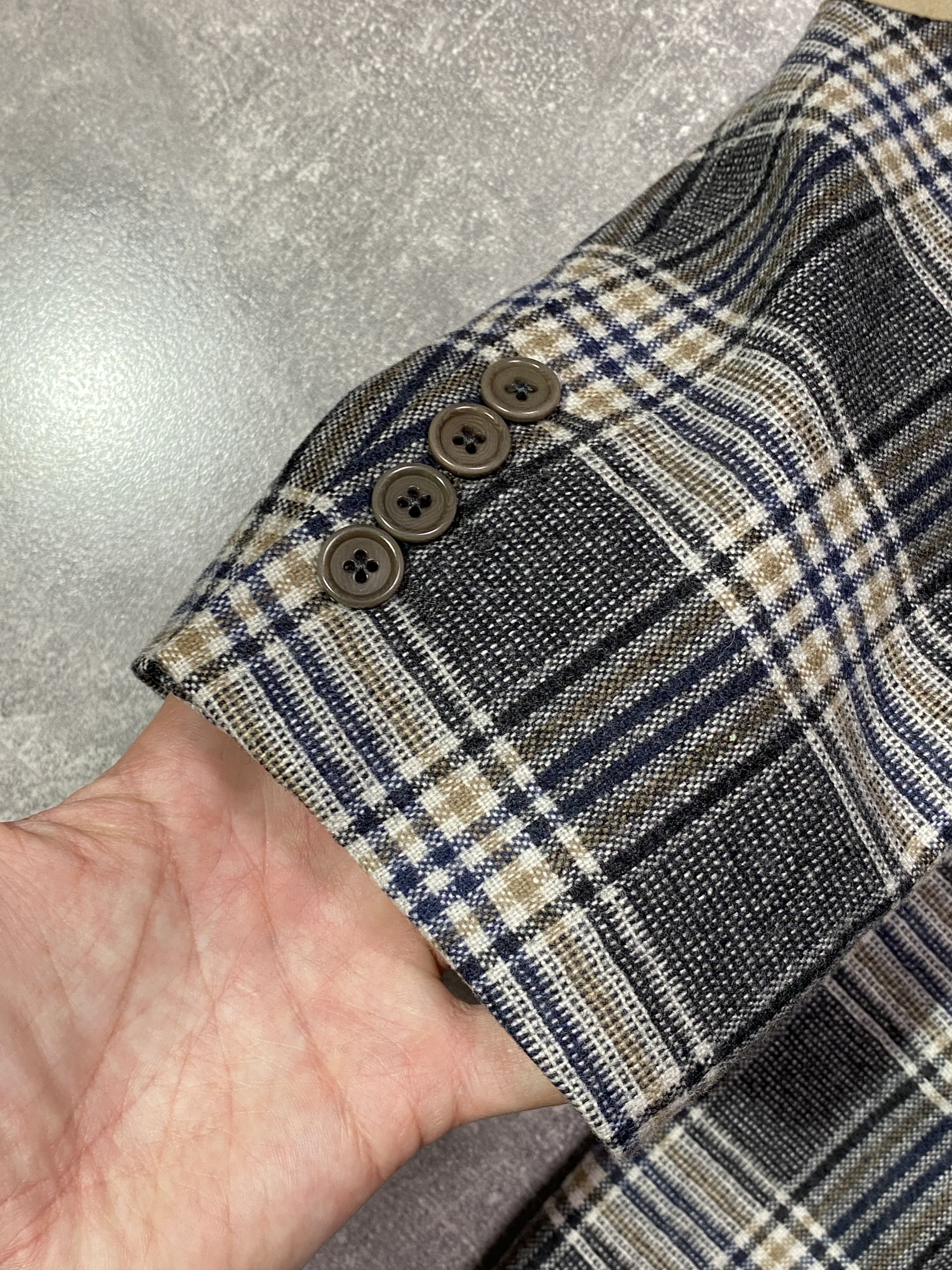 Paoloni Vintage PAOLONI Lana Vergine blazer jacket Size 54R - 8 Thumbnail