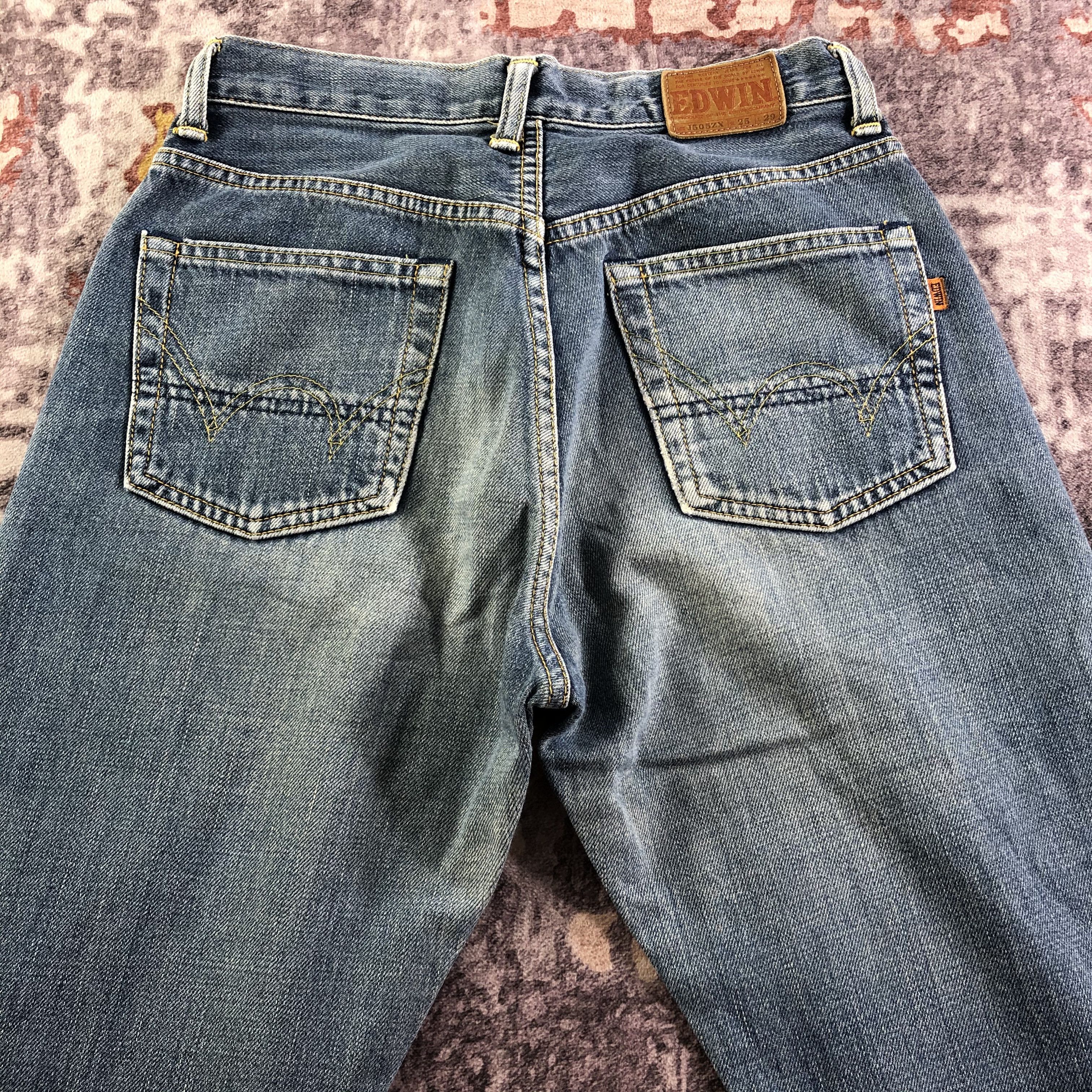 Edwin Vintage Blue Wash Edwin J505ZX Selvedge Jeans-JM3548 Size US 26 / EU 42 - 5 Thumbnail
