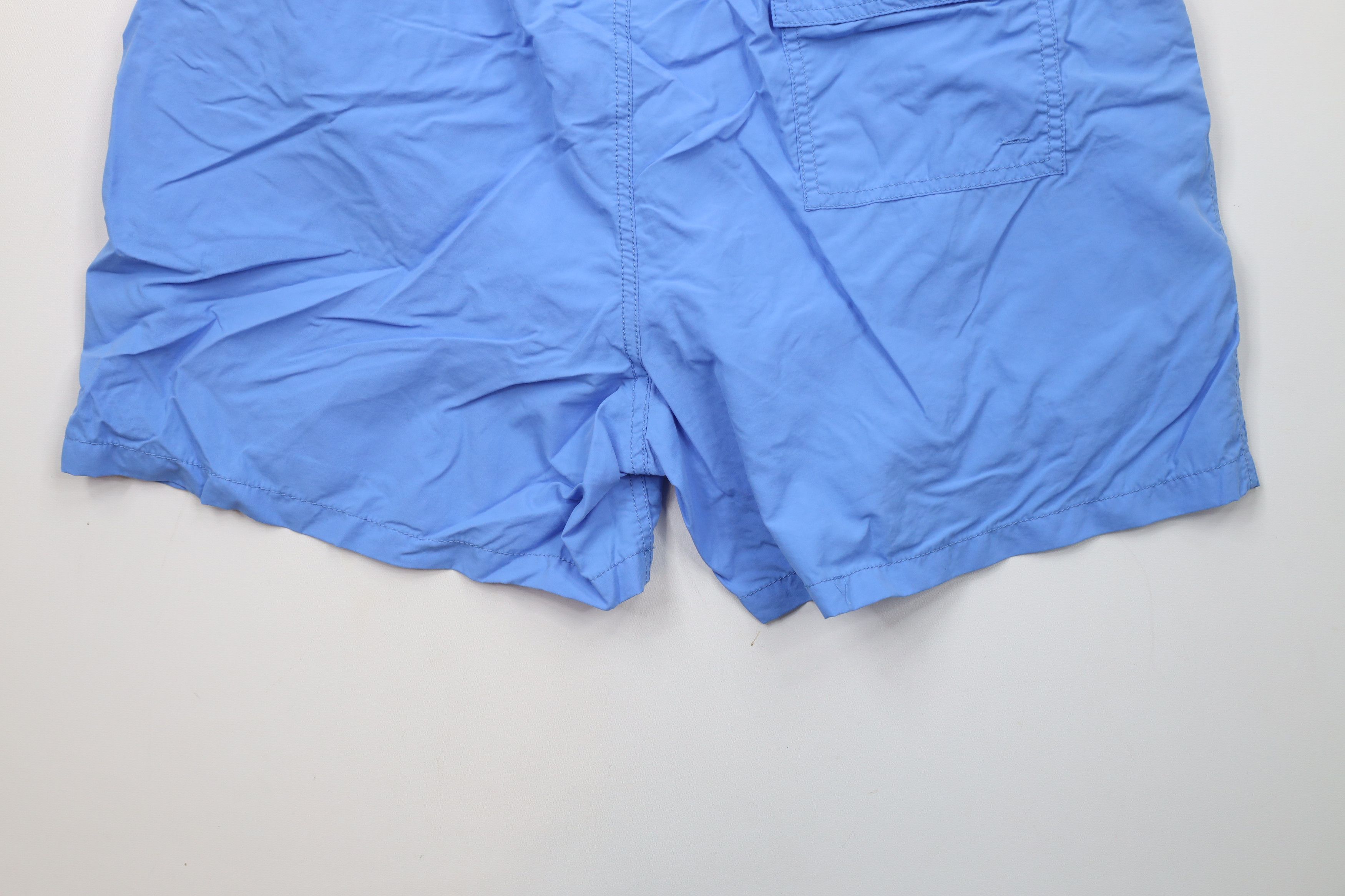 Ralph Lauren × Vintage Vintage 90s Ralph Lauren Above Knee Shorts Swim Trunks Blue Size US 36 / EU 52 - 11 Thumbnail