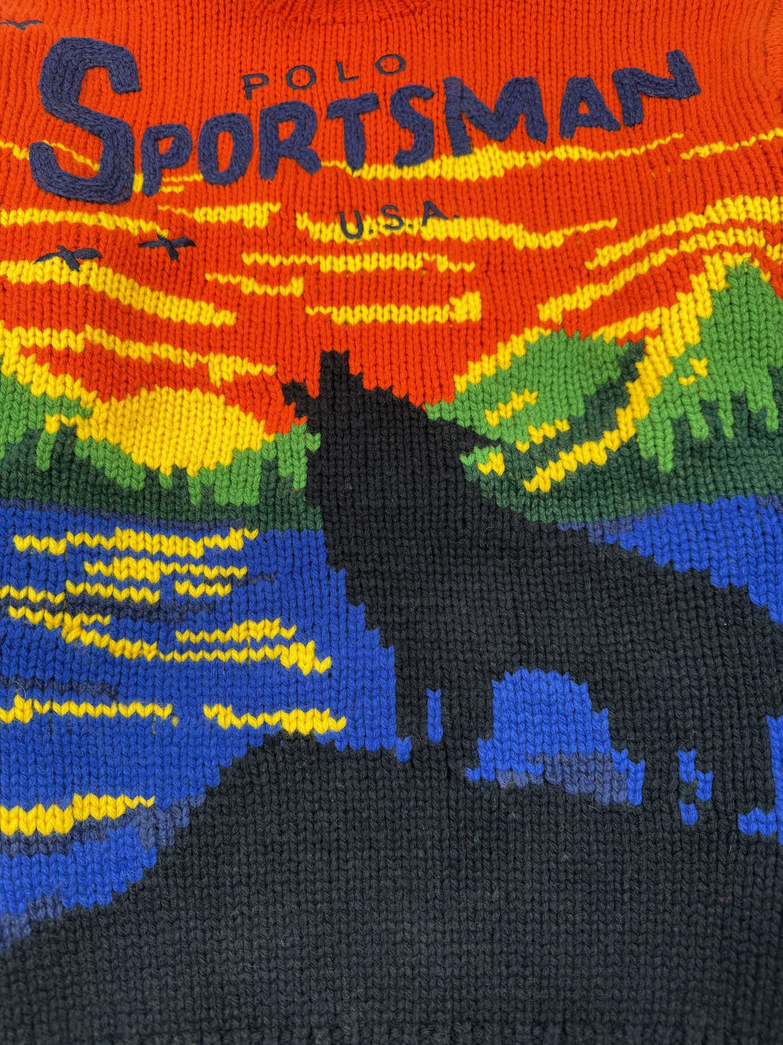 Polo Ralph Lauren RALPH LAUREN POLO SPORTSMAN WOLF HOWL TURTLENECK SWEATER Size US S / EU 44-46 / 1 - 5 Thumbnail