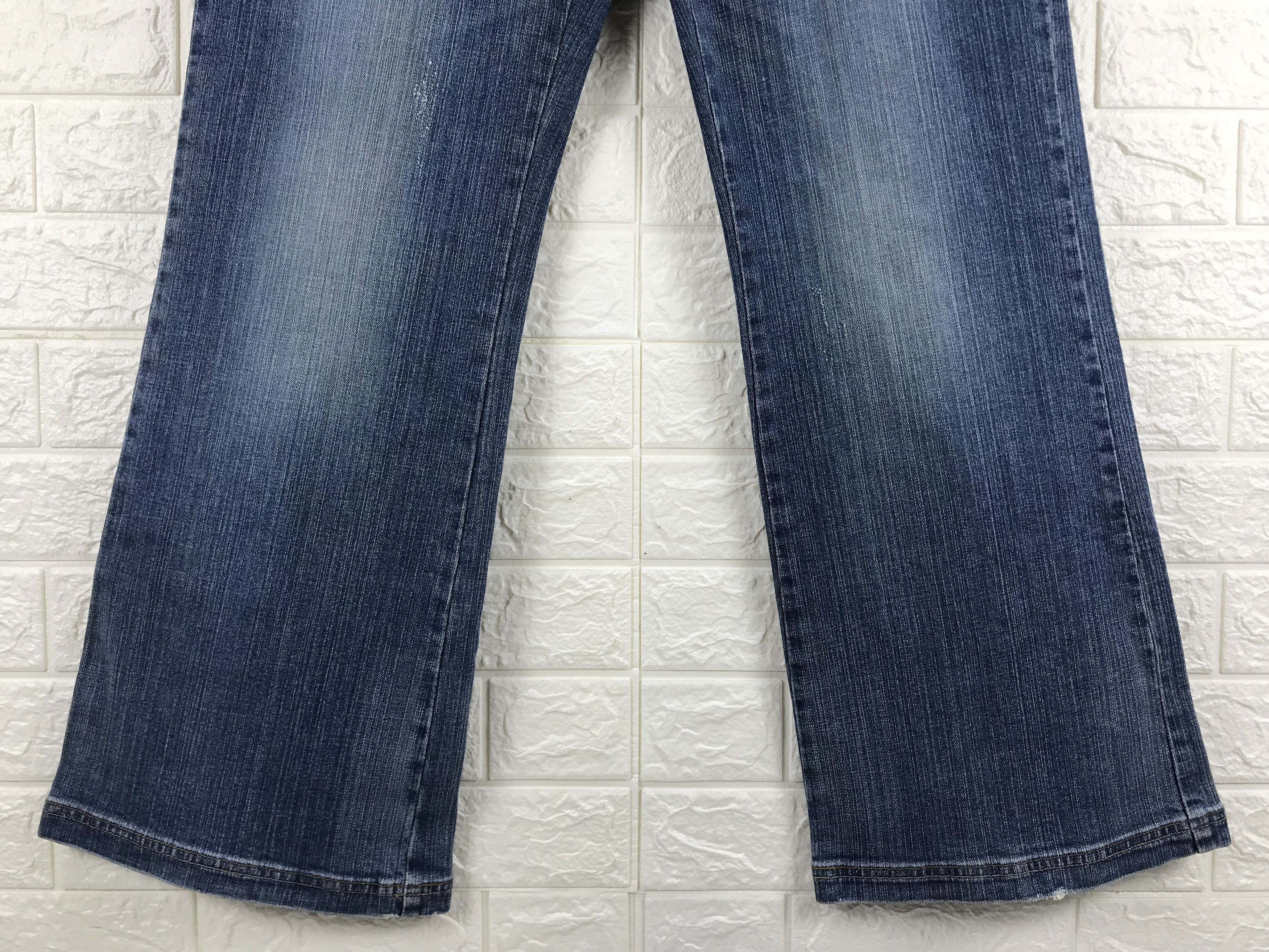 Japanese Brand Vintage Flare Japanese Double Waist Jeans Bell Bottoms Denim Size US 31 - 4 Thumbnail