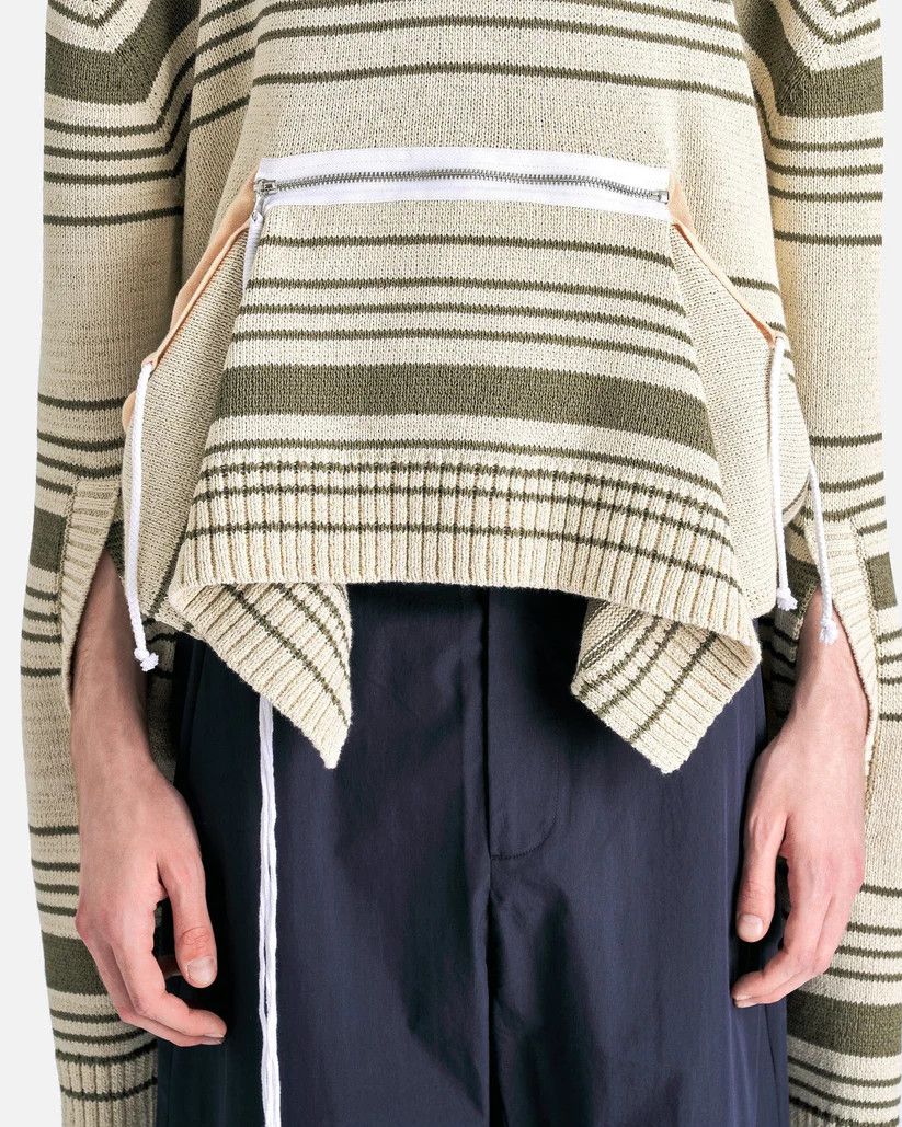 Craig Green o1s1v1r1oon0925 Zip Pocket Stripe Jumper in Multicolor Size US L / EU 52-54 / 3 - 6 Thumbnail