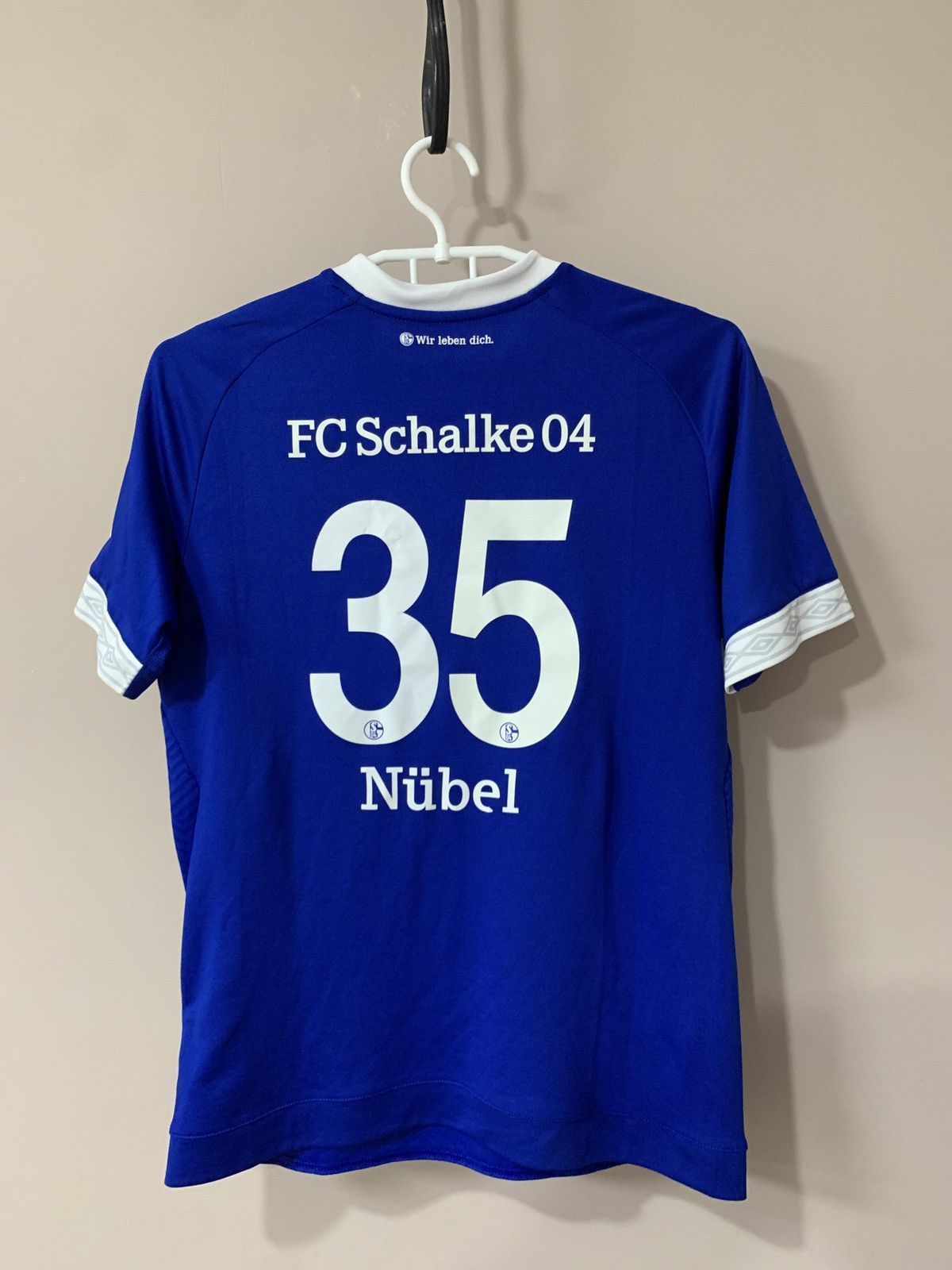 Umbro Schalke 04 Home Football Shirt Umbro Soccer Jersey NUBEL #35 Size US XS / EU 42 / 0 - 1 Thumbnail
