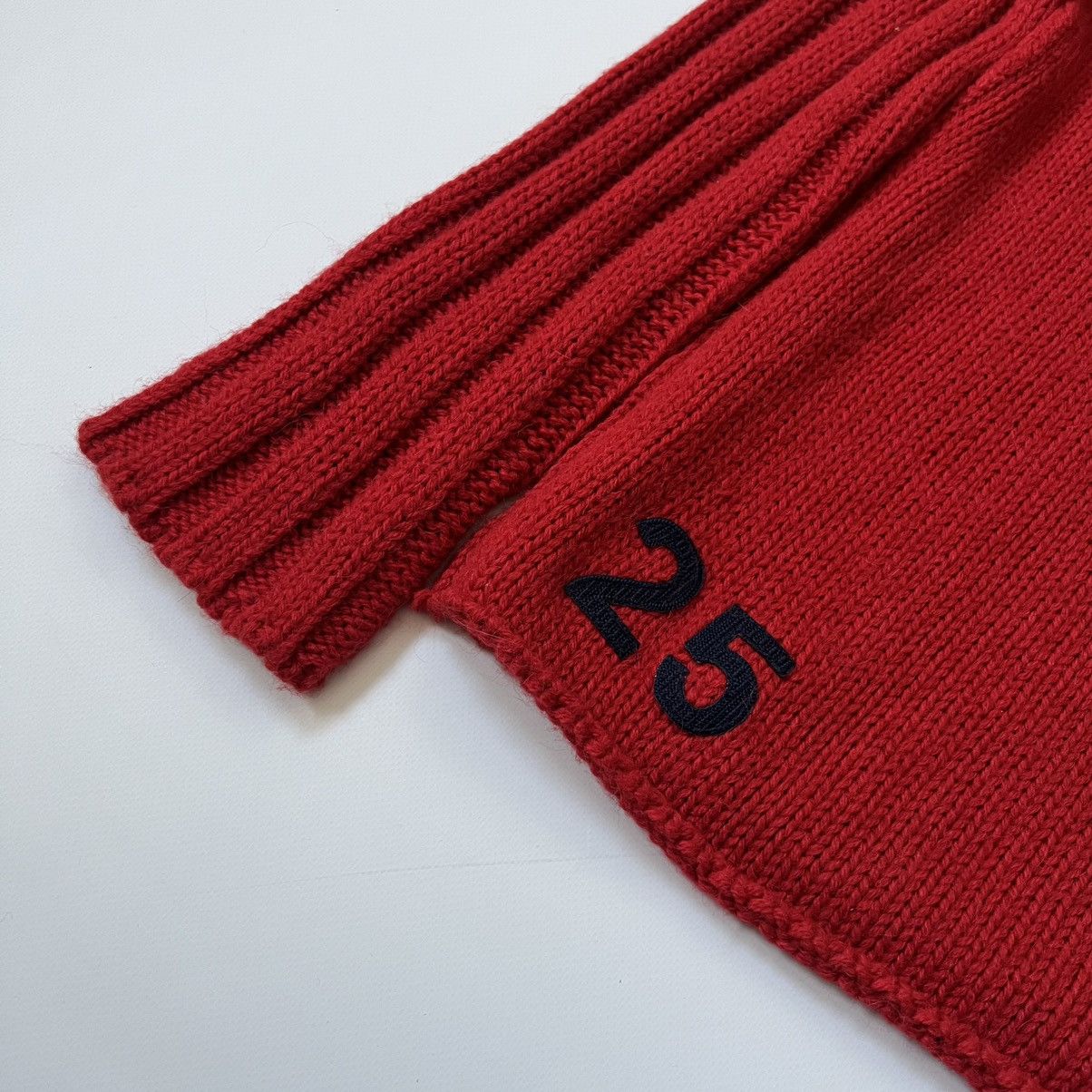 Armani Vintage Y2K Armani Jeans Red Knit Tiger Sweater Alpaca Woo Size US M / EU 48-50 / 2 - 3 Thumbnail