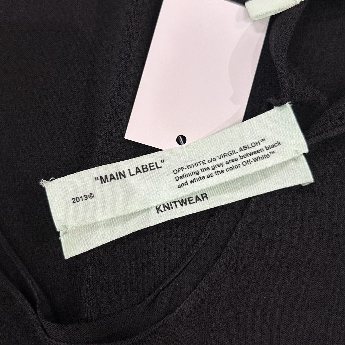 Off-White OFF_WHITE BLACK KNIT MIDI DRESS SIZE 42 Size M / US 6-8 / IT 42-44 - 2 Thumbnail