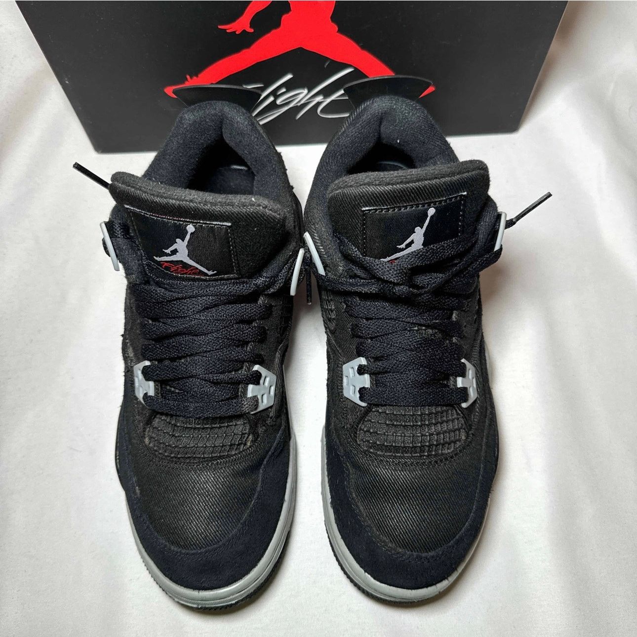 Jordan Brand × Nike Size 7 - Air Jordan 4 Retro SE GS Black Canvas Men's Shoes Size US 7 / EU 40 - 4 Thumbnail