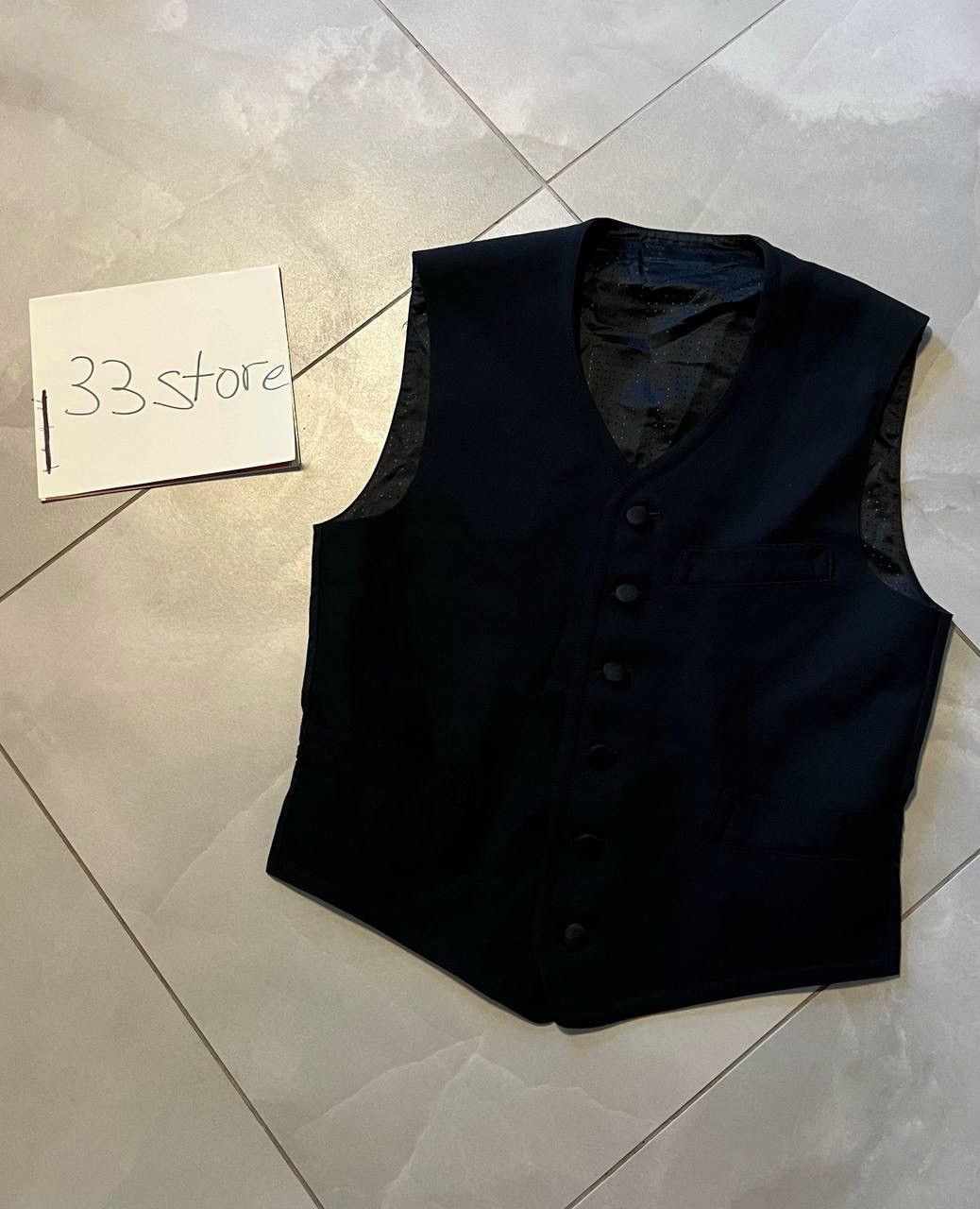 Dolce & Gabbana Dolce & Gabbana Black Waistcoat Formal Gilet Vest Size 46R - 1 Thumbnail