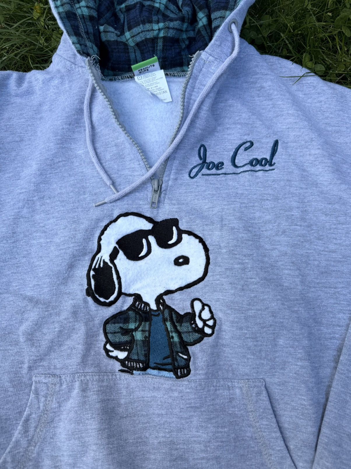 Peanuts VTG Joe Cool Snoopy Peanuts Hoodie Size Large Size US L / EU 52-54 / 3 - 2 Thumbnail