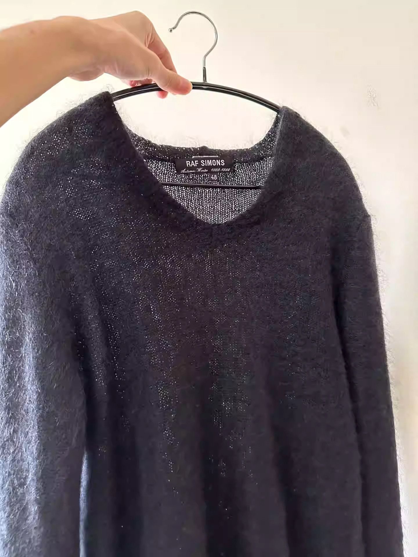 Raf Simons Raf Simons 1998-1999AW mohair knit archive-2505 Size US M / EU 48-50 / 2 - 5 Thumbnail