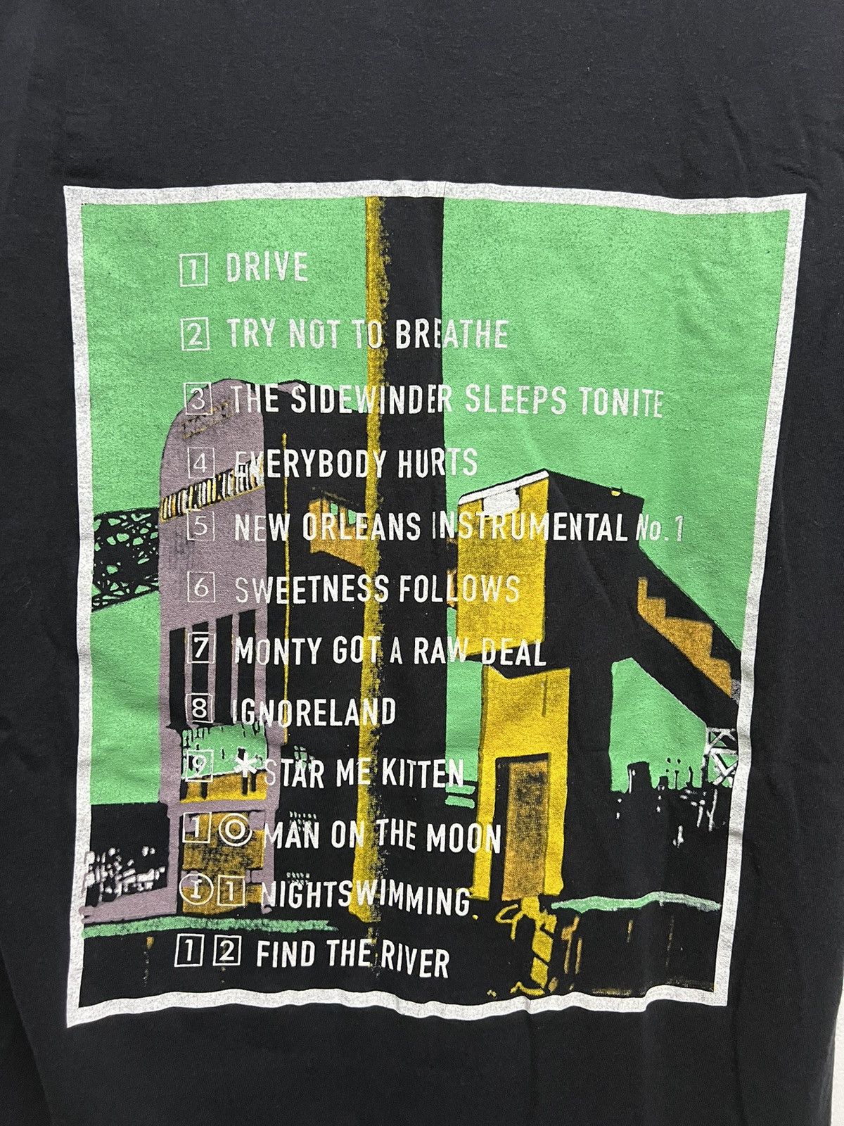 Band Tees × Vintage Vintage 90’s Rem Automatic For The People Band Tee Size US M / EU 48-50 / 2 - 6 Thumbnail