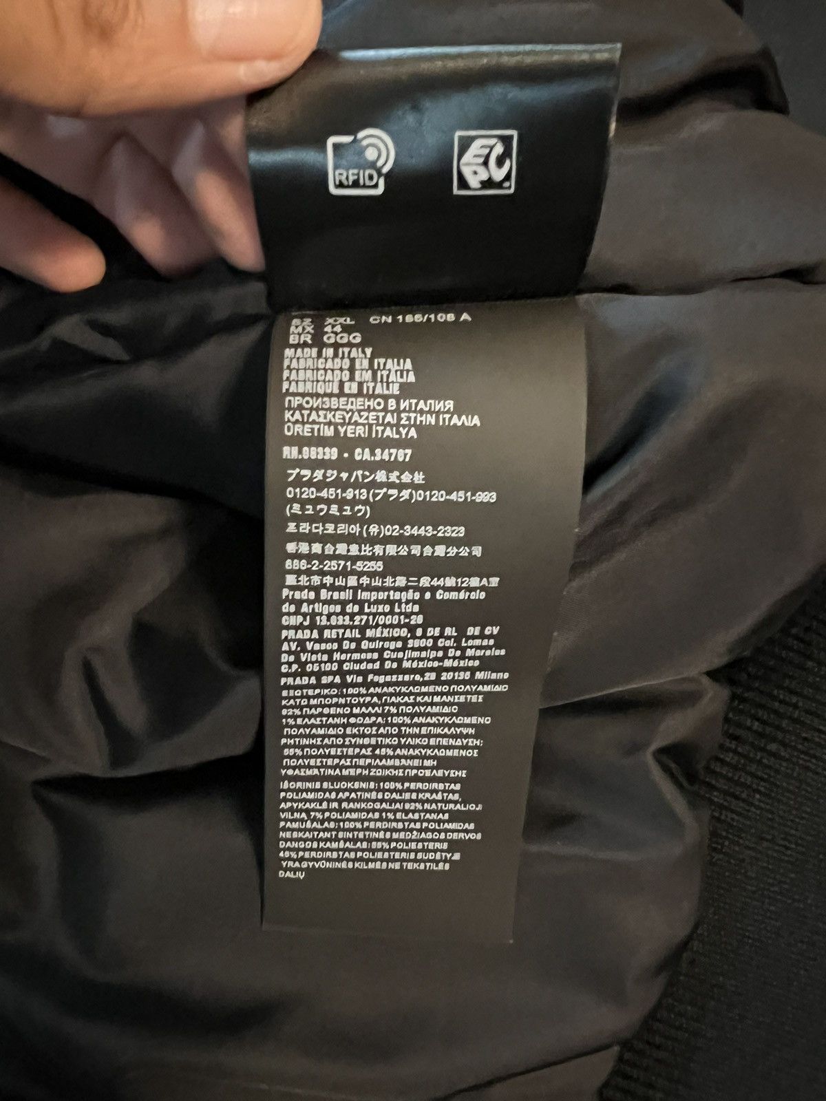 Prada Prada Raf Simons Bomber AW22 sz XL Size US XL / EU 56 / 4 - 7 Thumbnail