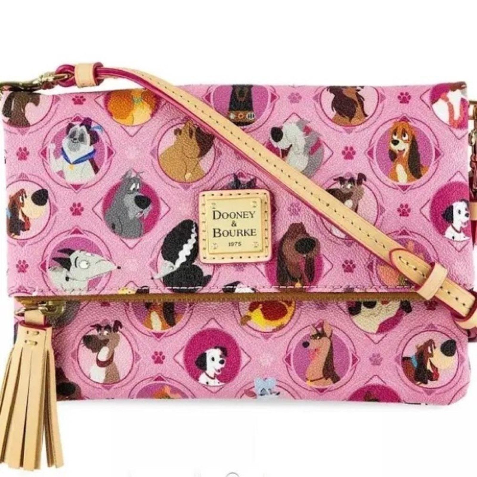 Dooney & Bourke Rare Dooney & Bourke Disney Dogs Crossbody Bag - Pink Size ONE SIZE - 1 Thumbnail