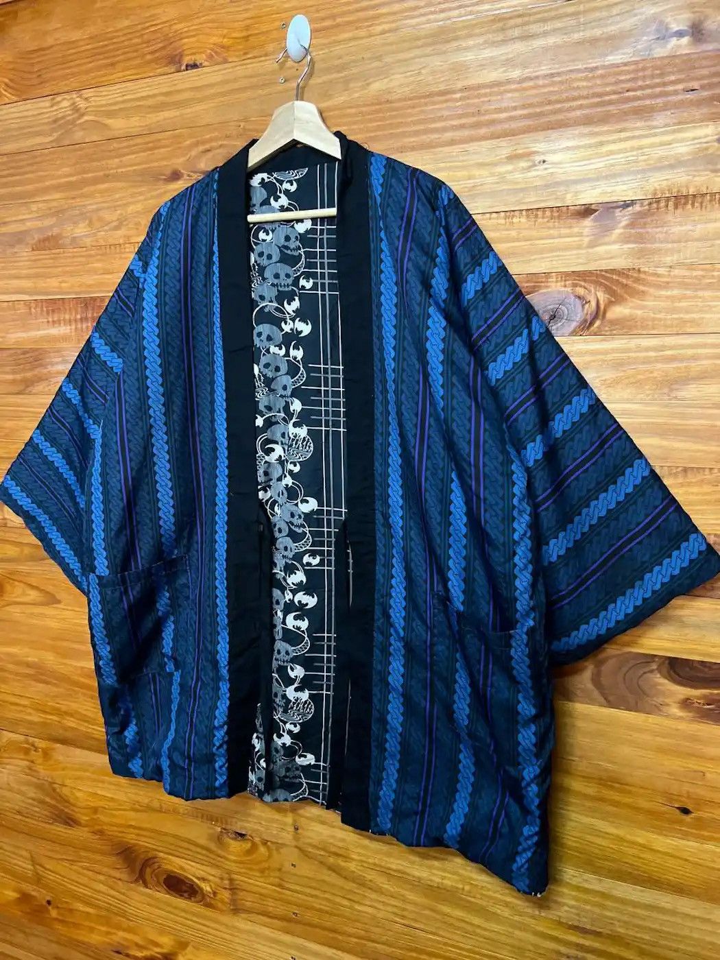 Other Vintage Reversible Naragi Kimono Jacket Size US L / EU 52-54 / 3 - 2 Thumbnail