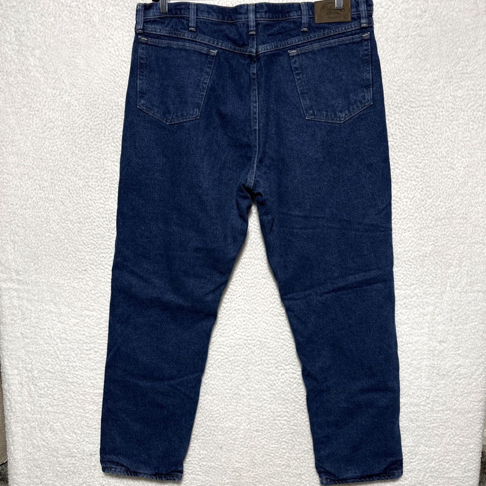 Vintage Cabela's Blue Jeans 40x34 Lined Denim Straight 902224 Men's Regular Roughneck Winter Cotton Jeans Size US 40 / EU 56 - 4 Thumbnail