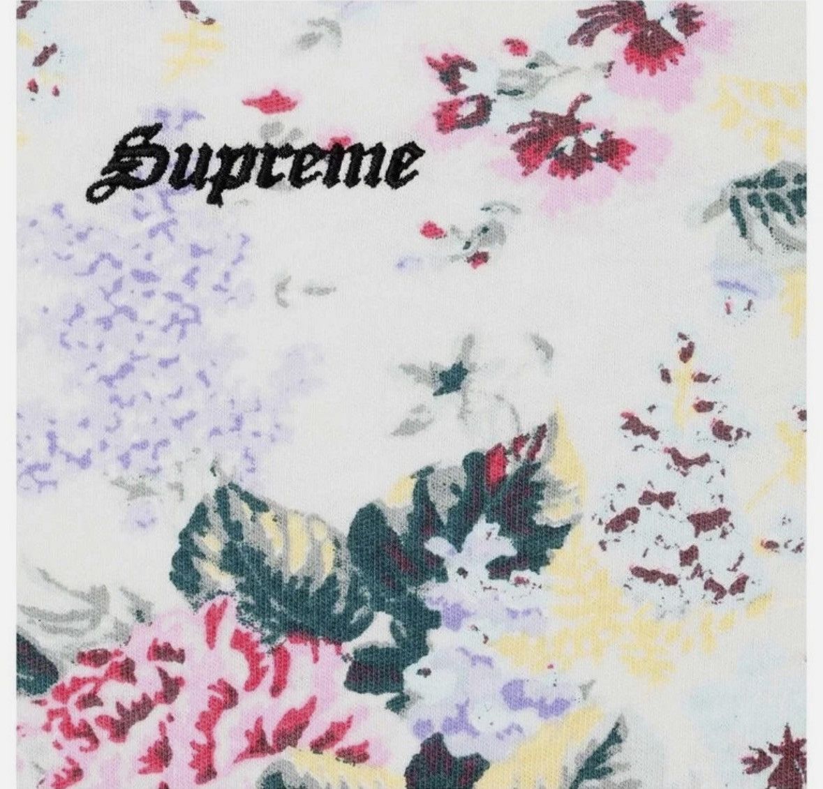 Supreme Supreme Washed S/S Floral Top | Grailed