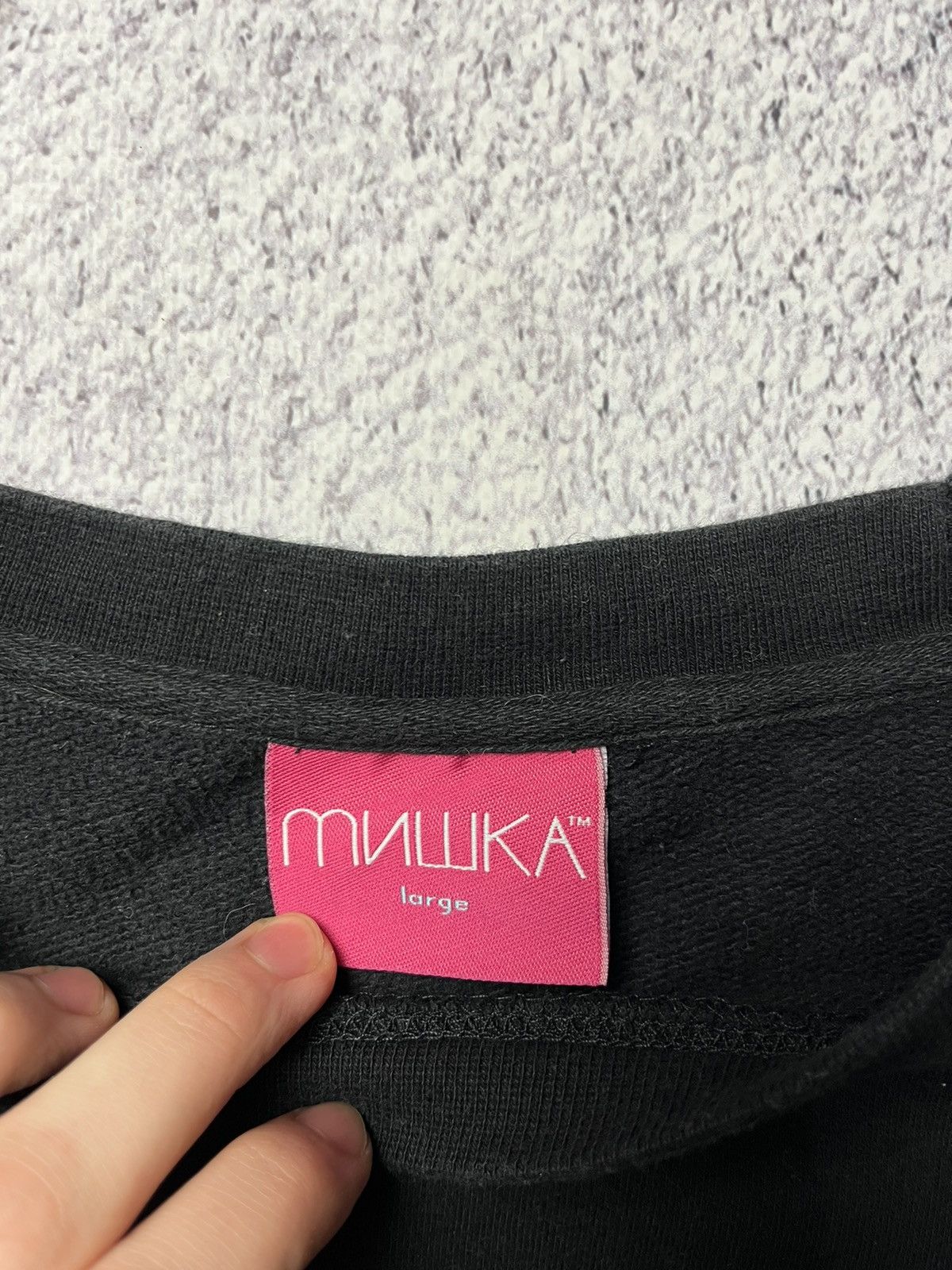 Other Men's Vintage Overprint Logo Mishka Mишка Sweatshirt Size US L / EU 52-54 / 3 - 9 Thumbnail