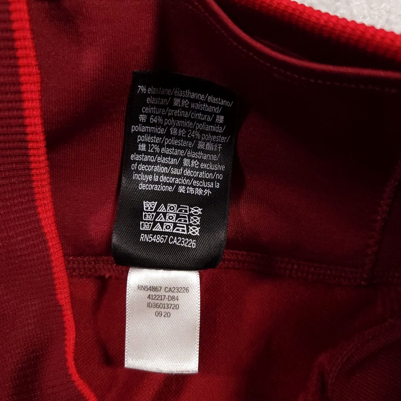 Pinko PINK Active Leggings Womens XS Red High Rise Seamless Yoga Gym Pants Size 26" / US 2 / IT 38 - 6 Thumbnail