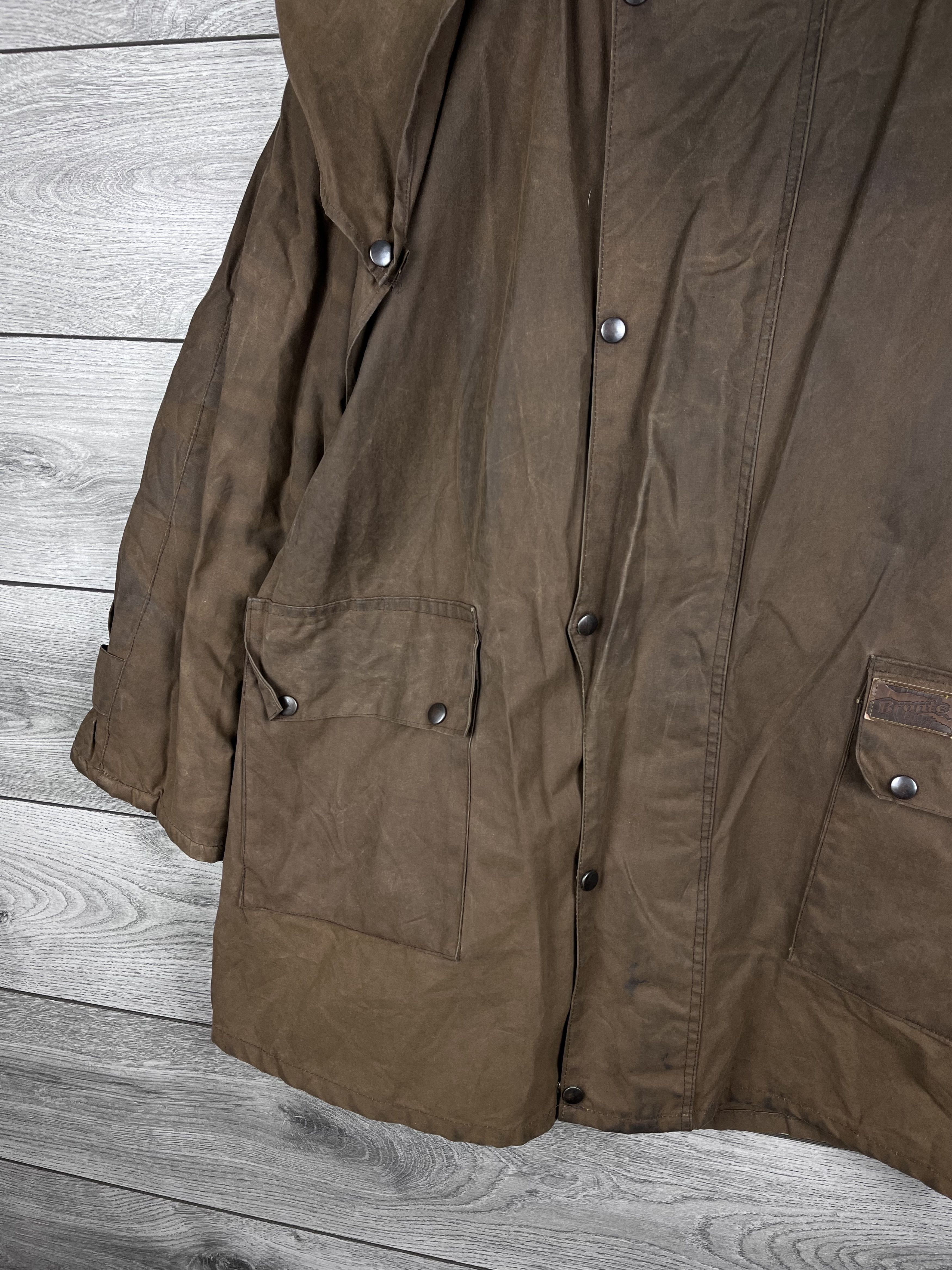 Bronze 56k Vintage men's waxed jacket Bronte classic made in England Size US S / EU 44-46 / 1 - 4 Thumbnail