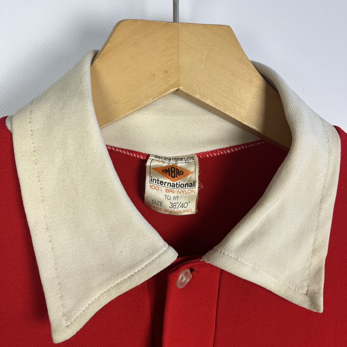 Umbro Vintage Umbro Manchester United Soccer Jersey Shirt Red 70s Size US S / EU 44-46 / 1 - 3 Thumbnail