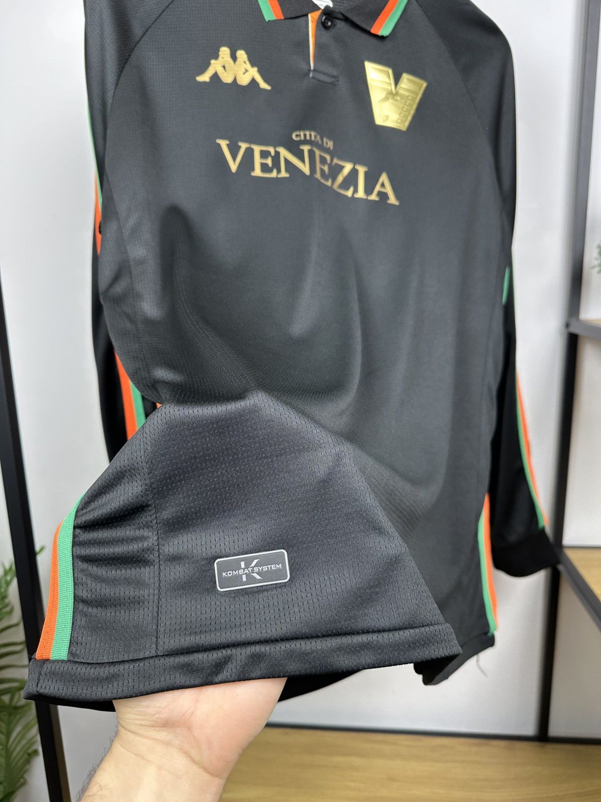 Kappa Venezia FC Home Jersey Bloke Core Long Sleeve Polo Men’s L Size US L / EU 52-54 / 3 - 4 Thumbnail