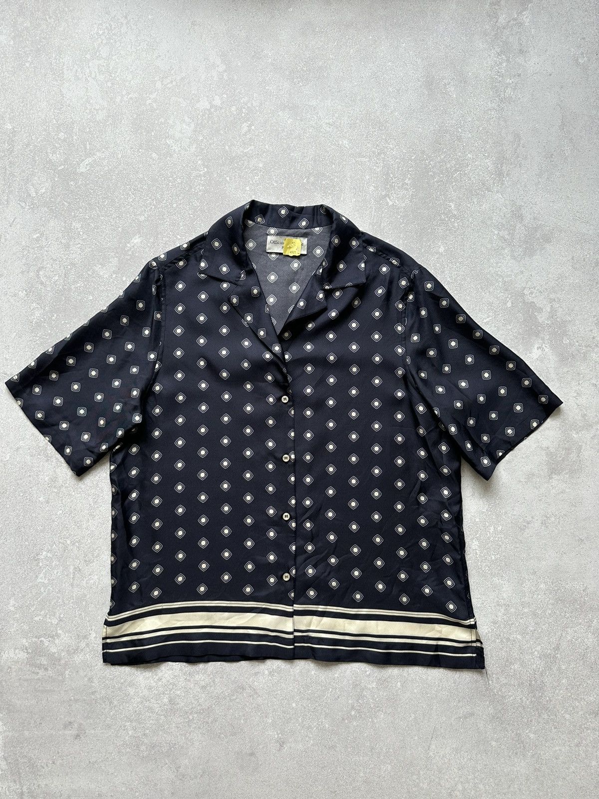 Officine Generale OFFICINE GÉNÉRALE Christelle Printed Silk-Twill Shirt Luxury Size M / US 6-8 / IT 42-44 - 1 Thumbnail
