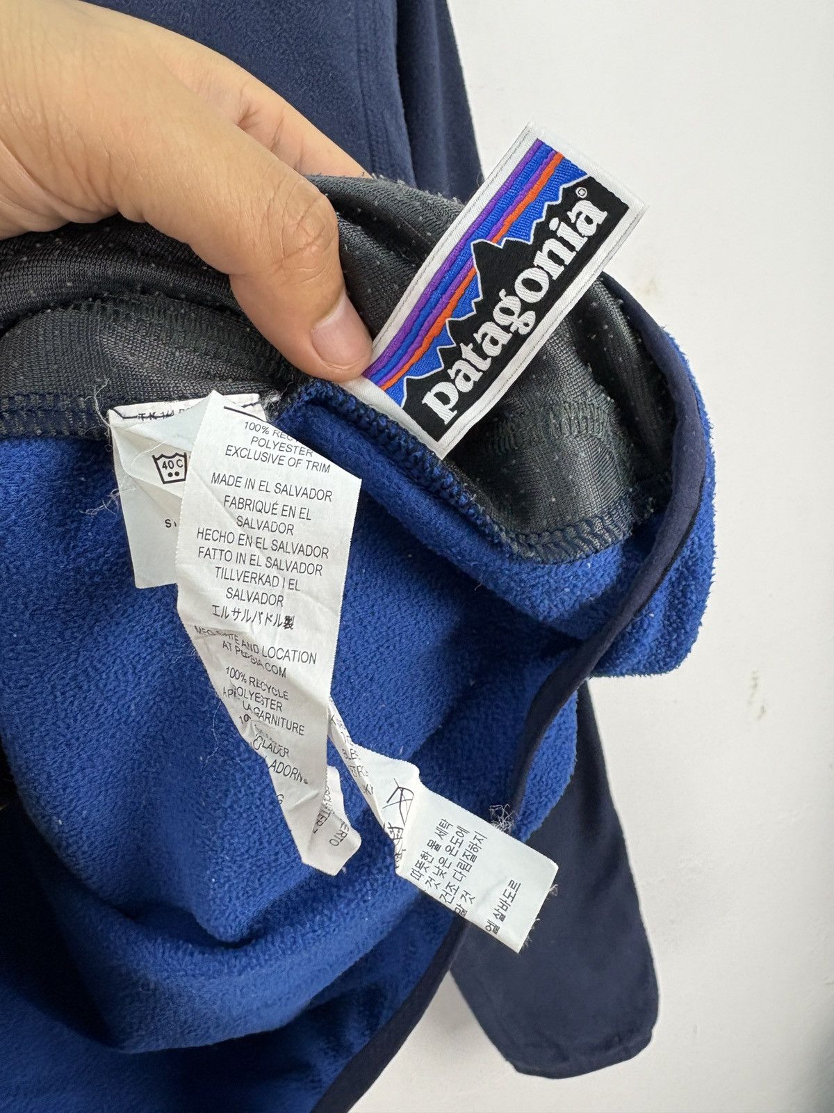 Patagonia × Vintage Patagonia Fleece Sweatshirt Hoodie Size US S / EU 44-46 / 1 - 4 Thumbnail