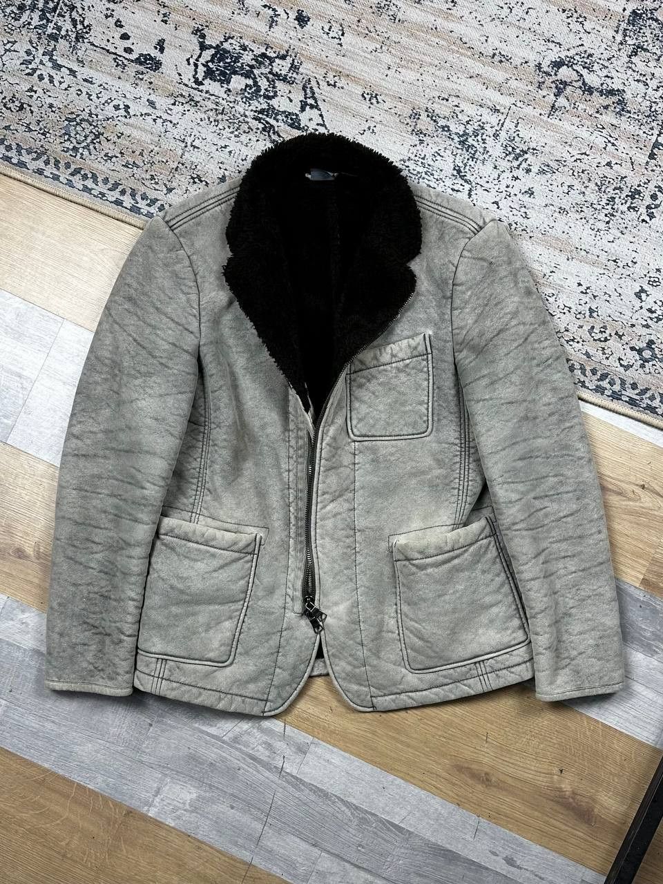 Armani Armani Jacket Biker Racing Moto Y2K Style Vintage Size US M / EU 48-50 / 2 - 2 Thumbnail